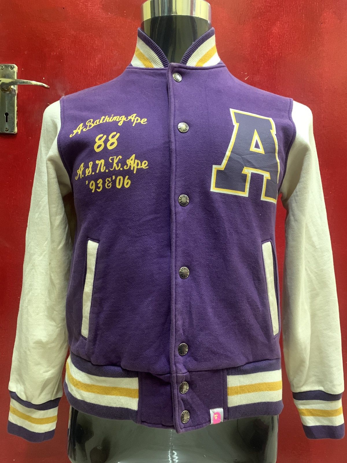 Bape Apee Varsity Jacket | Grailed