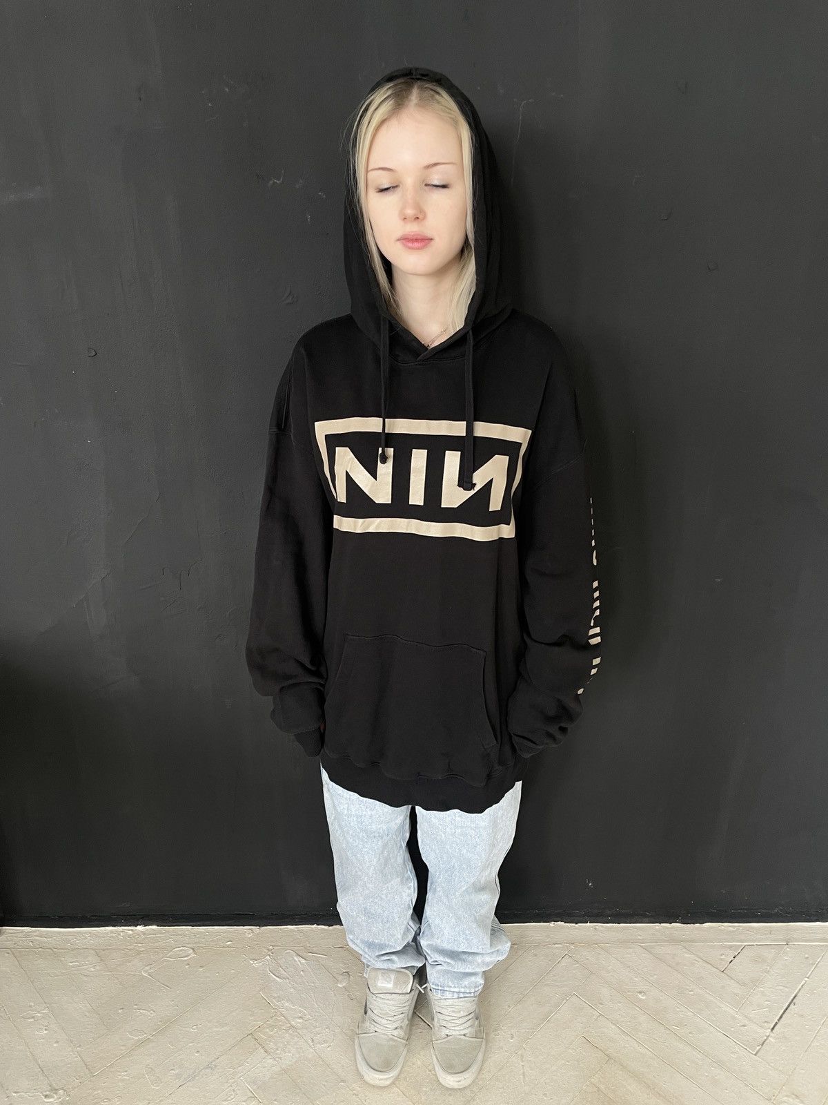 Other NineInchNails Hoodie Industrial Band Merch Oversized NIN Size US XXL / EU 58 / 5 - 7 Thumbnail
