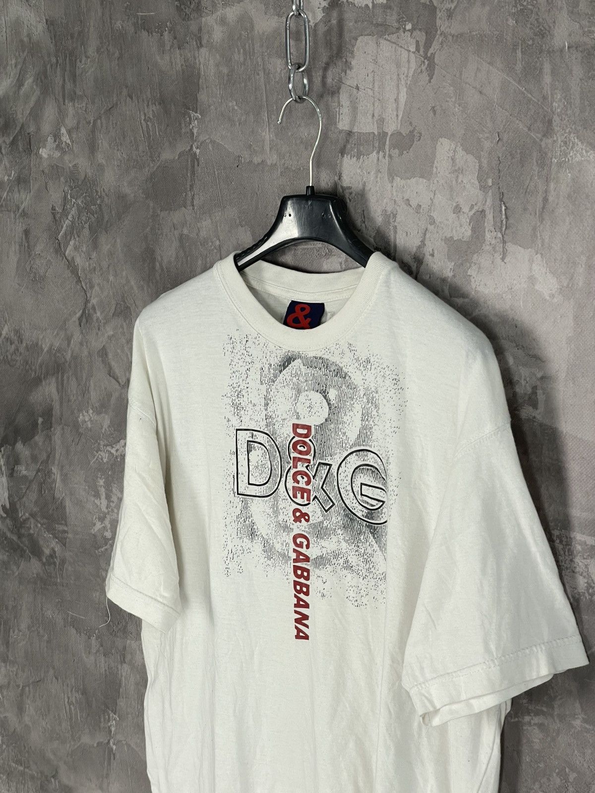 Dolce & Gabbana × Vintage DOLCE AND GABBANA Y2K FADE 3D Retro T SHIRT Size US L / EU 52-54 / 3 - 7 Thumbnail