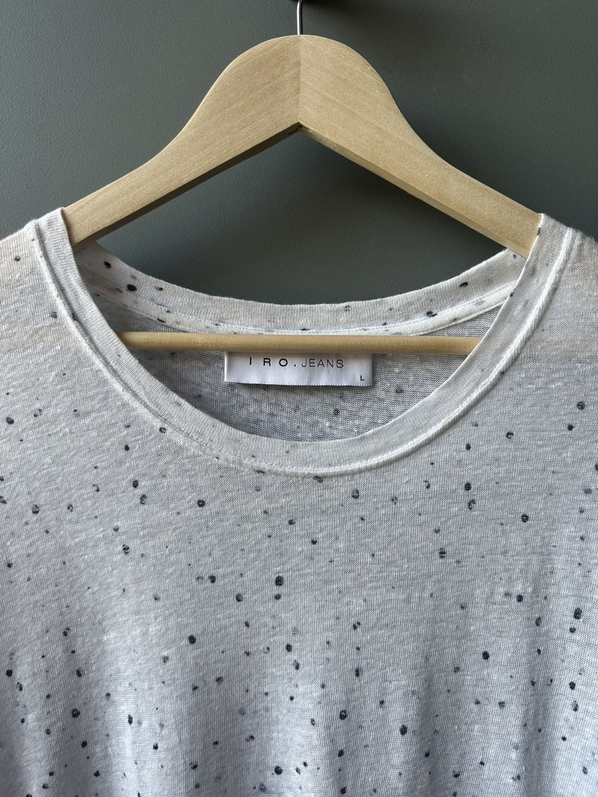 Iro IRO Paris White Linen T-Shirt Size L Size US L / EU 52-54 / 3 - 2 Thumbnail