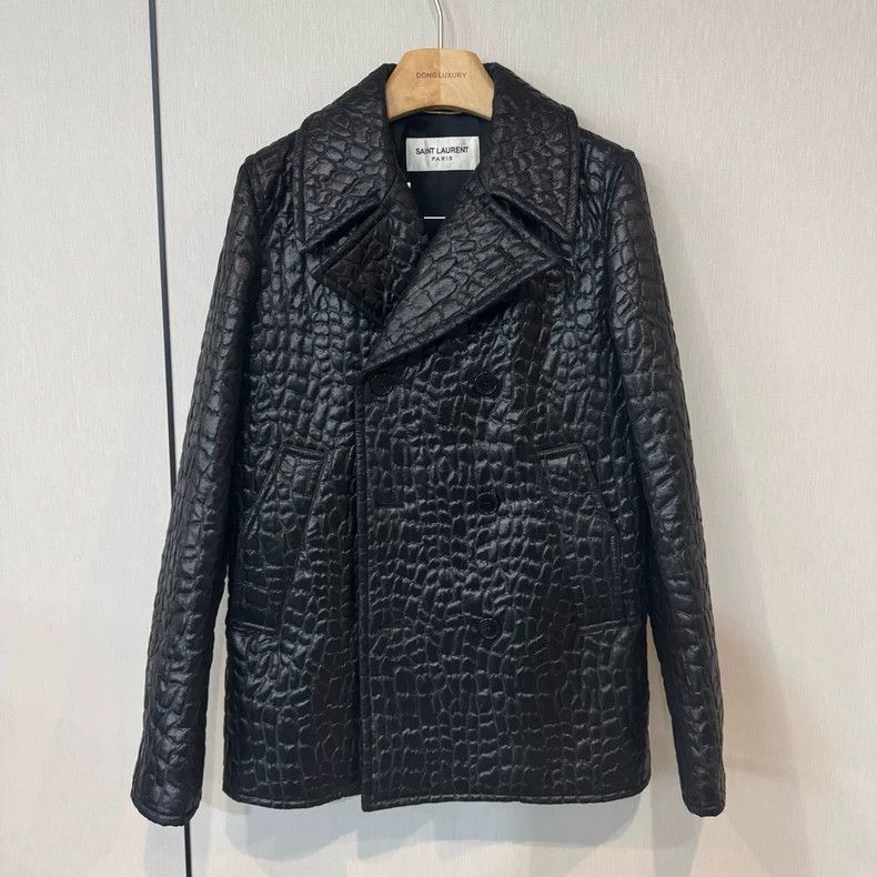 Yves Saint Laurent YSL Black Leather Jacket- Size US XS / EU 42 / 0 - 1 Thumbnail