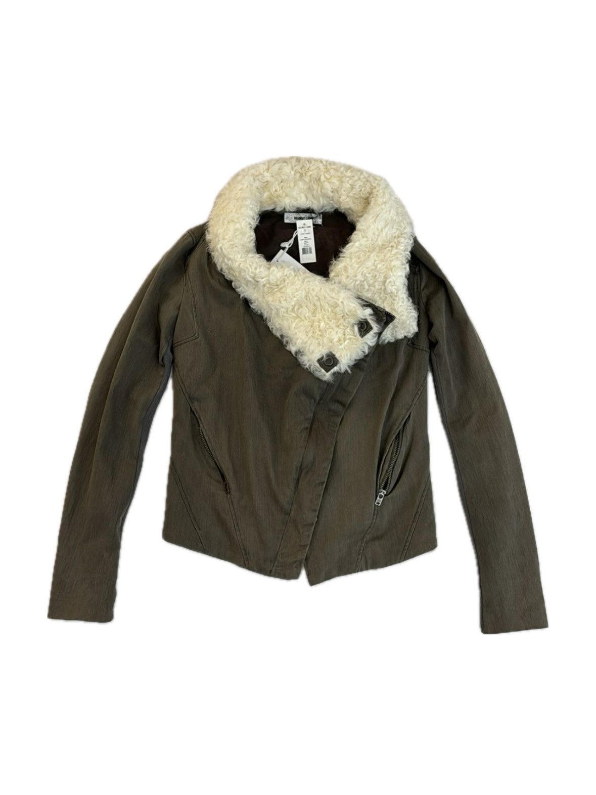 ジャケット・アウター Helmut Lang Fur Collar Wax Denim Jacket Helmut Lang Fur Collar Wax Denim Jacket コーティングデニム