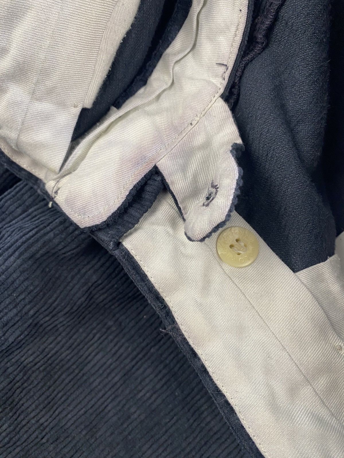 Polo Ralph Lauren Polo Ralph Lauren Wide Blue Corduroy Pants USA made Size L Size US 36 / EU 52 - 6 Thumbnail