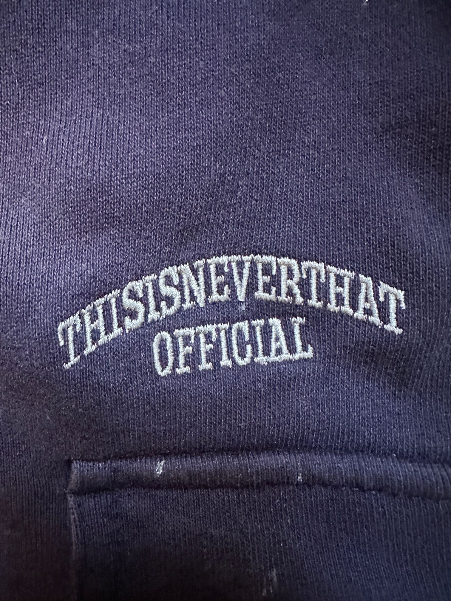 thisisneverthat Thisisneverthat Cargo Sweatpants Dark Purple Large Size US 32 / EU 48 - 3 Thumbnail