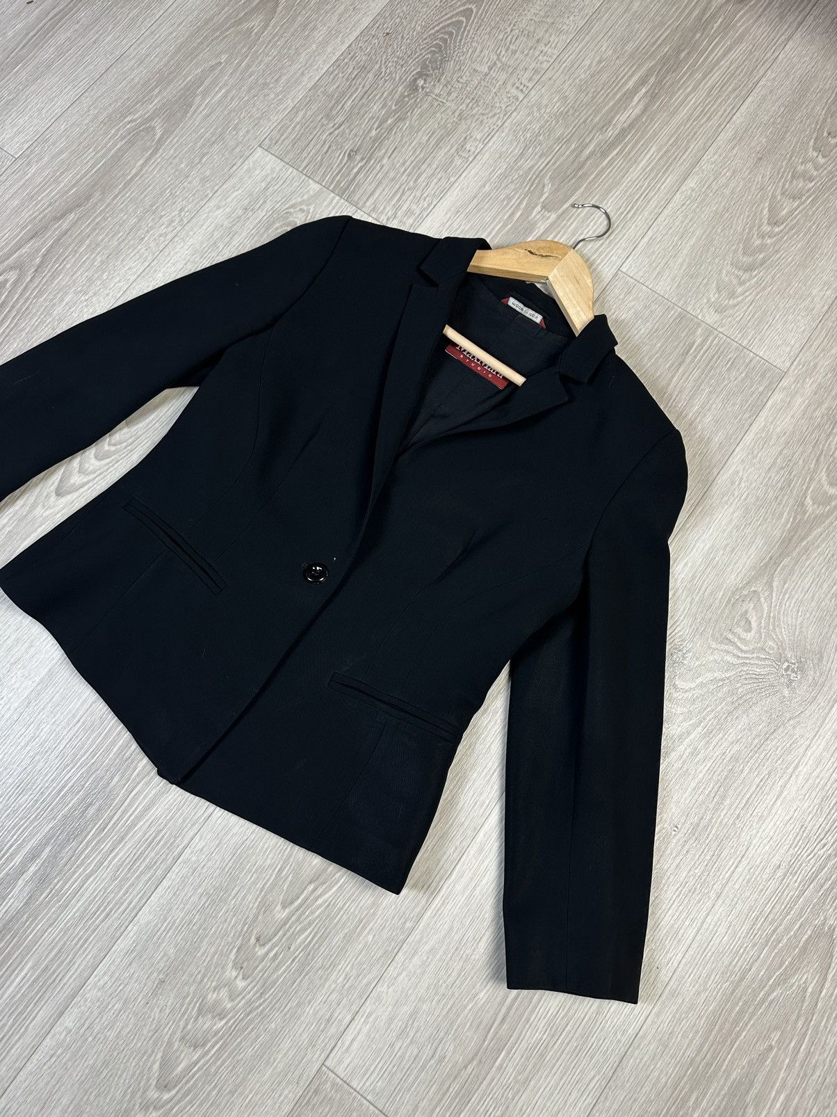 Max Mara × Vintage Max Mara Italy Costume Blazer Jacket and Skirts Size M / US 6-8 / IT 42-44 - 4 Thumbnail