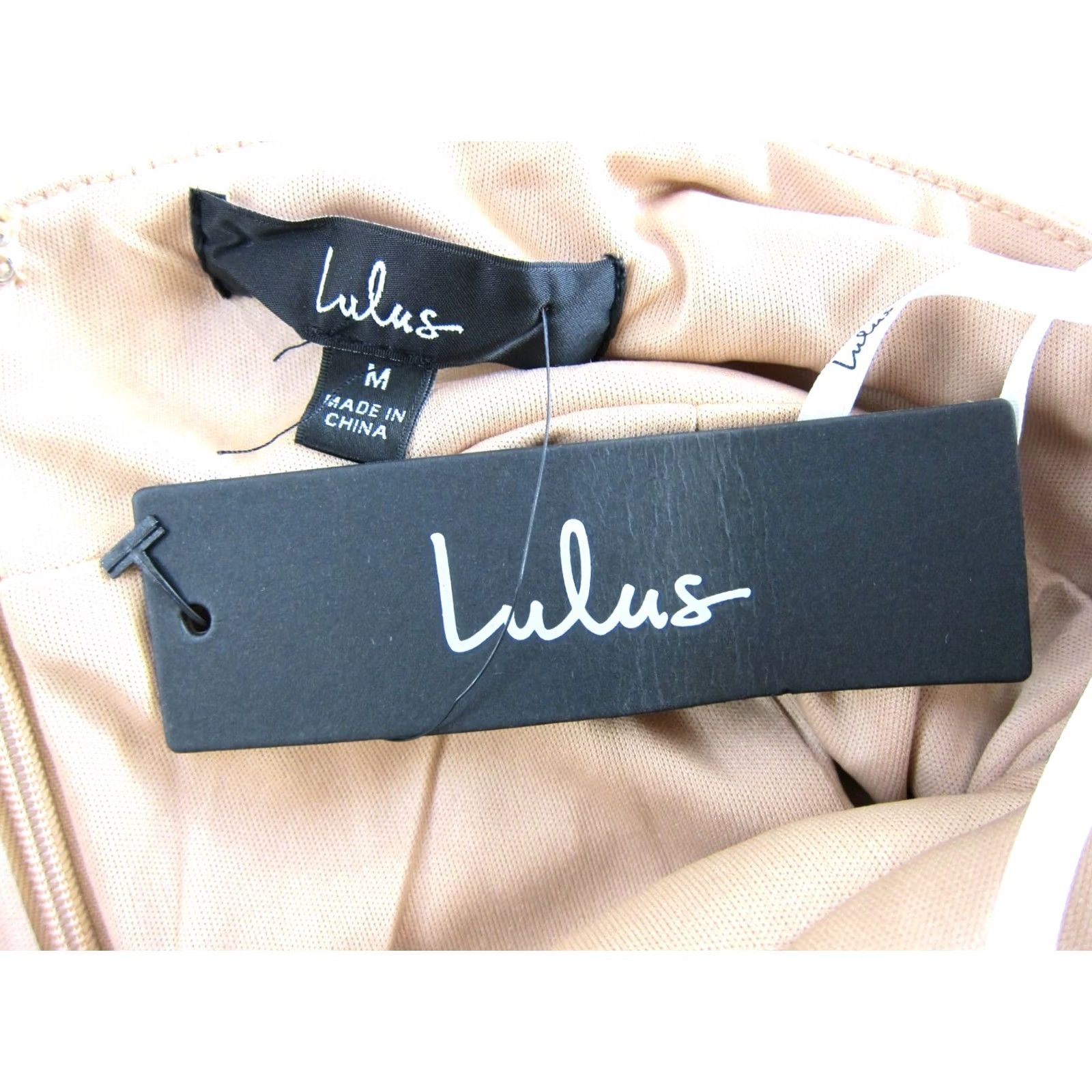 Lulus Lulus Happiest Hour Beige Asymmetrical Bodycon Midi Party Dress Women M Size M / US 6-8 / IT 42-44 - 4 Thumbnail