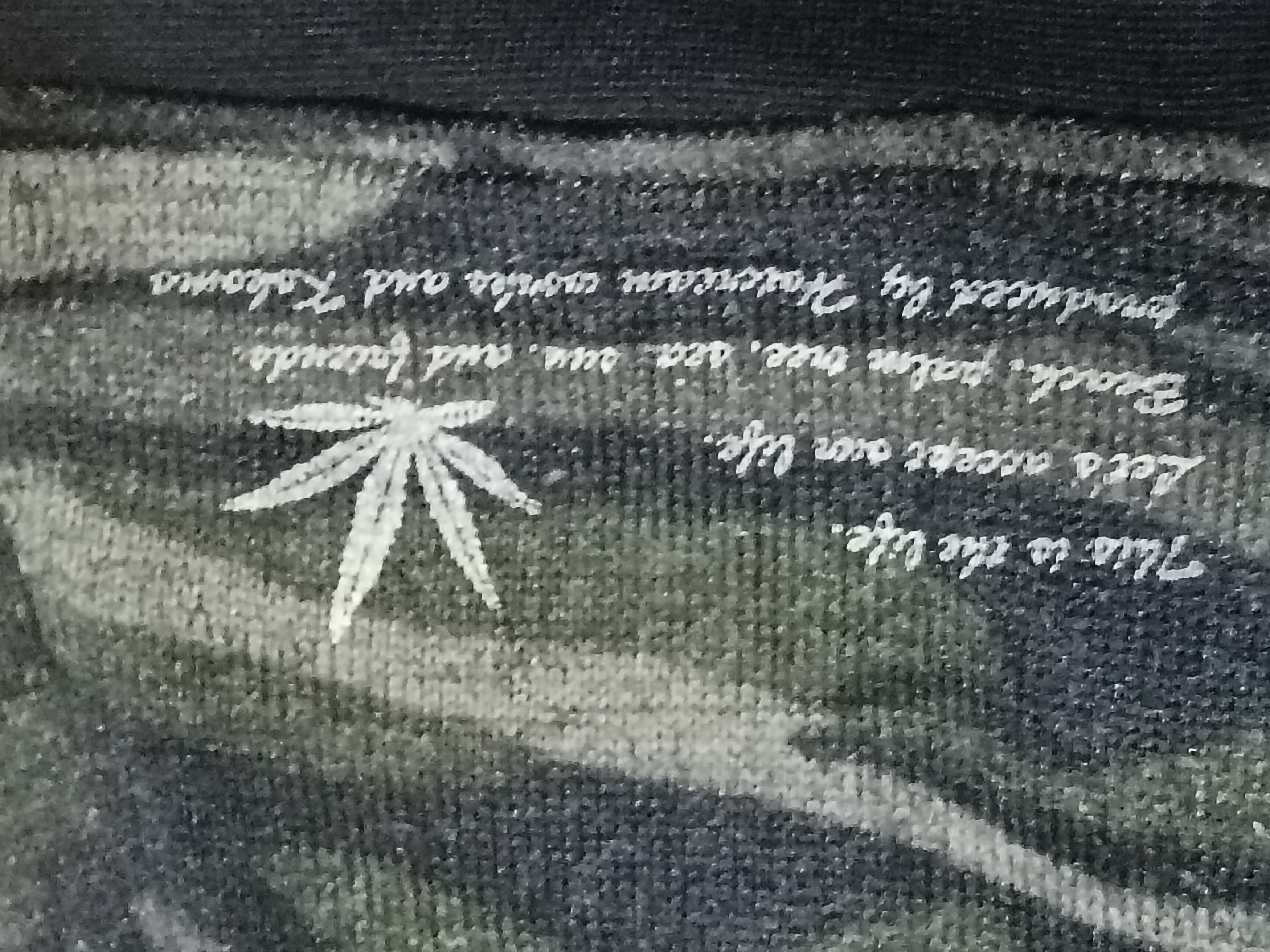 Japanese Brand IN KOKOMO OVP MARIJUANA CAMOUFLAGE VARSITY JACKET Size US L / EU 52-54 / 3 - 6 Thumbnail