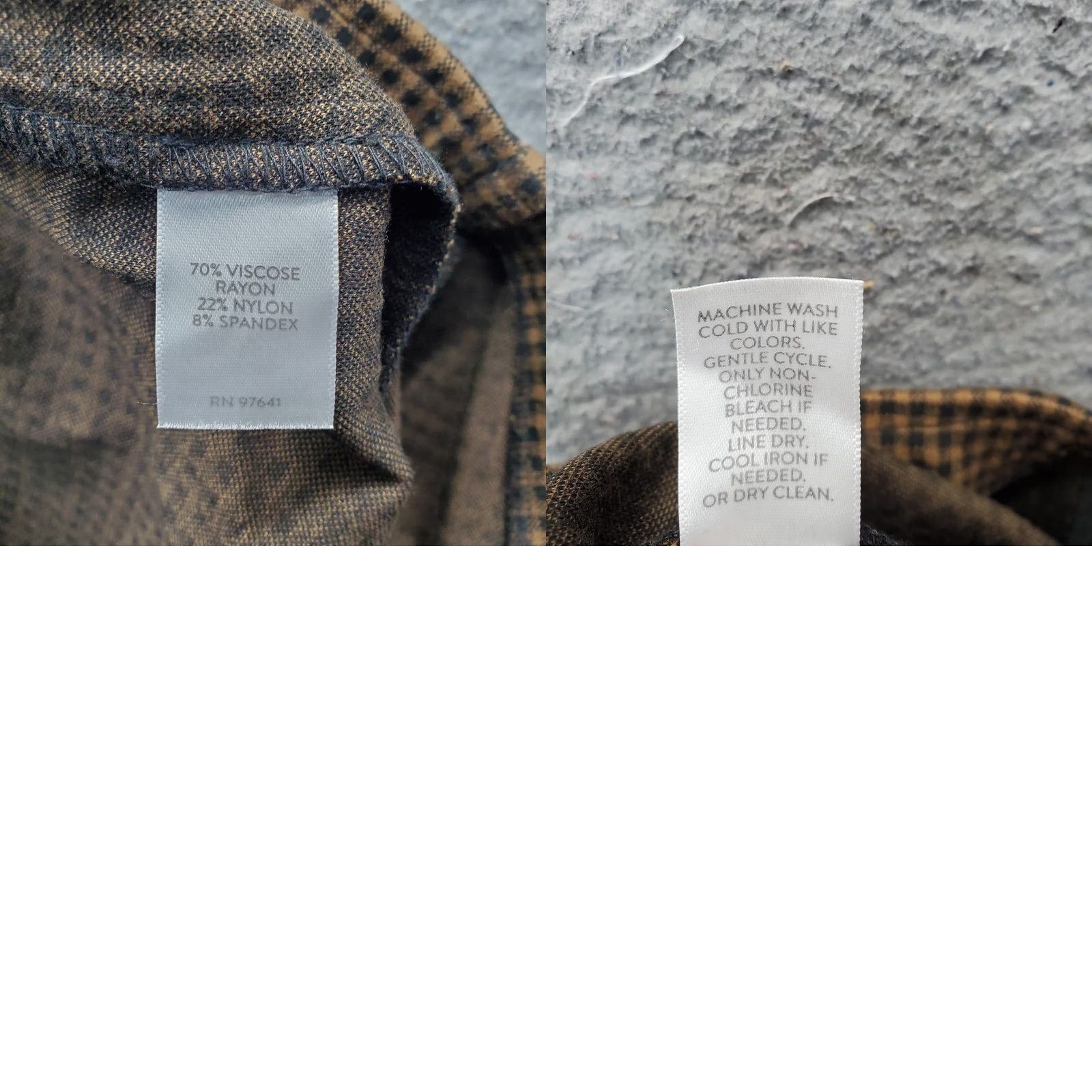 J. Jill J. Jill Ponte Leggings Women M Multi Gingham Stretch High Waist Seamless Pull On Size 32" / US 10 / IT 46 - 8 Thumbnail