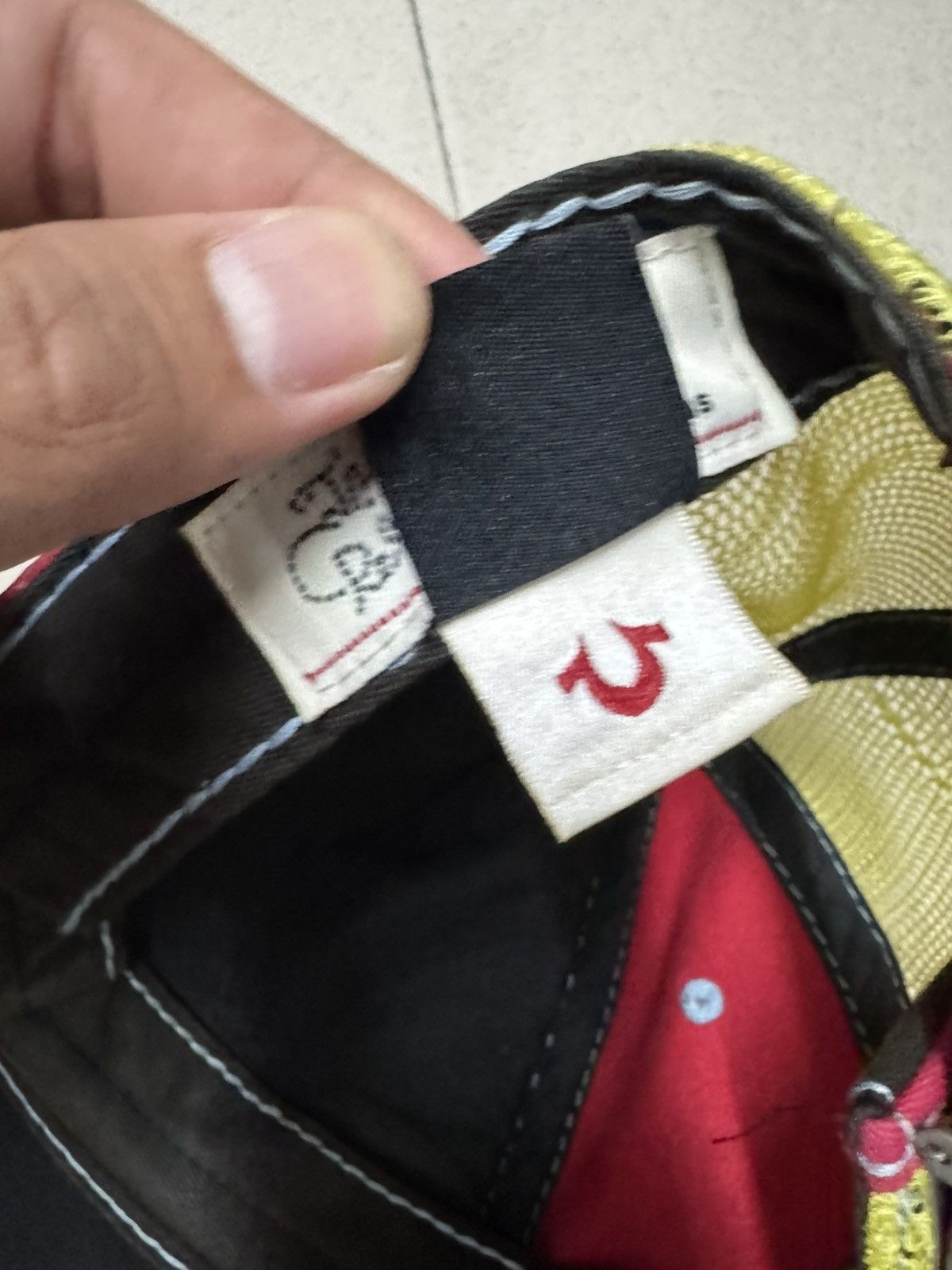 True Religion DISTRESSED DESTROYED TRUE RELIGION SURFING STYLE TRUCKER Size ONE SIZE - 8 Thumbnail