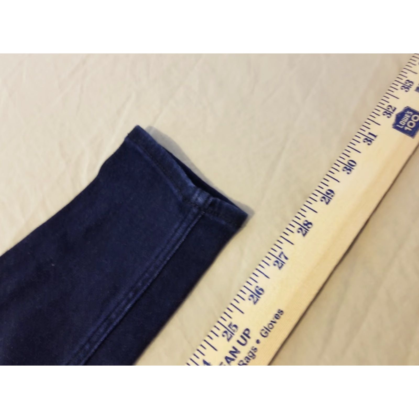 Abercrombie & Fitch Womens Abercrombie & Fitch Jeans Skinny 12 Denim Blue 5-Pocket Zip High Rise Cotton Pant Size 34" / US 12 / IT 48 - 7 Thumbnail