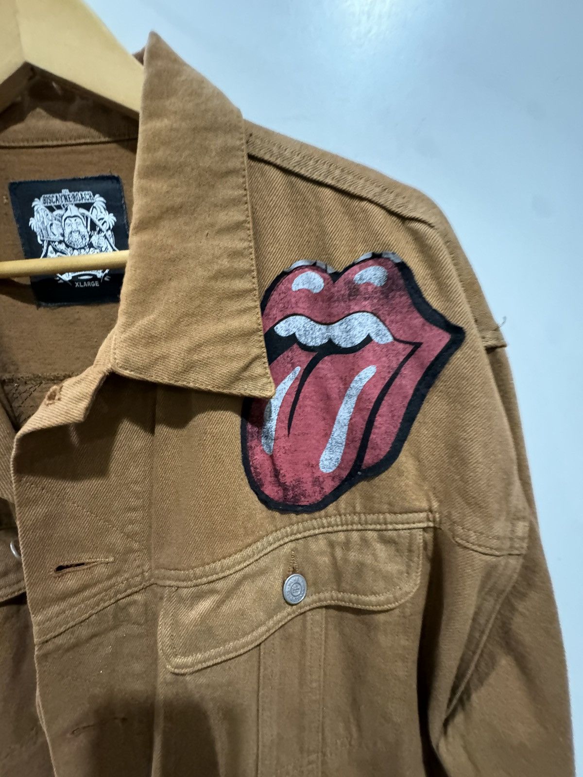 The Rolling Stones Rolling Stones Custom Denim Jacket Size US XL / EU 56 / 4 - 4 Thumbnail