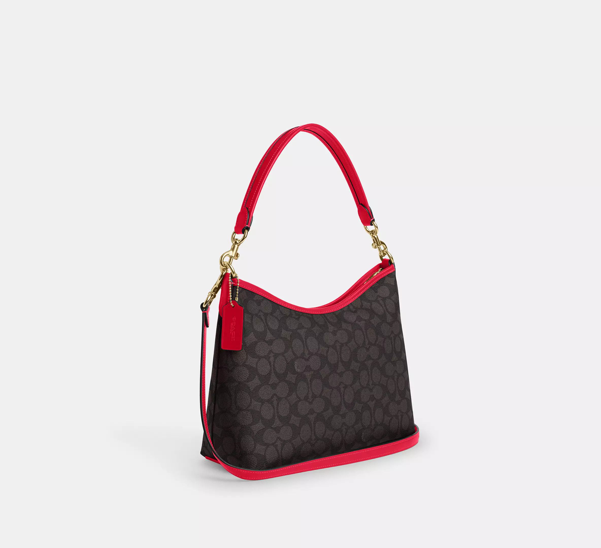 Coach Laurel Shoulder Bag In Signature Canvas CV975 Size ONE SIZE - 10 Thumbnail