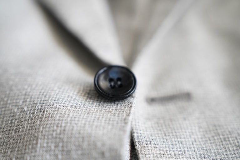 Kiton KITON JACKET BLAZER CASHMERE/SILK GREY SUMMER SHORT JACKET Size 36S - 9 Thumbnail
