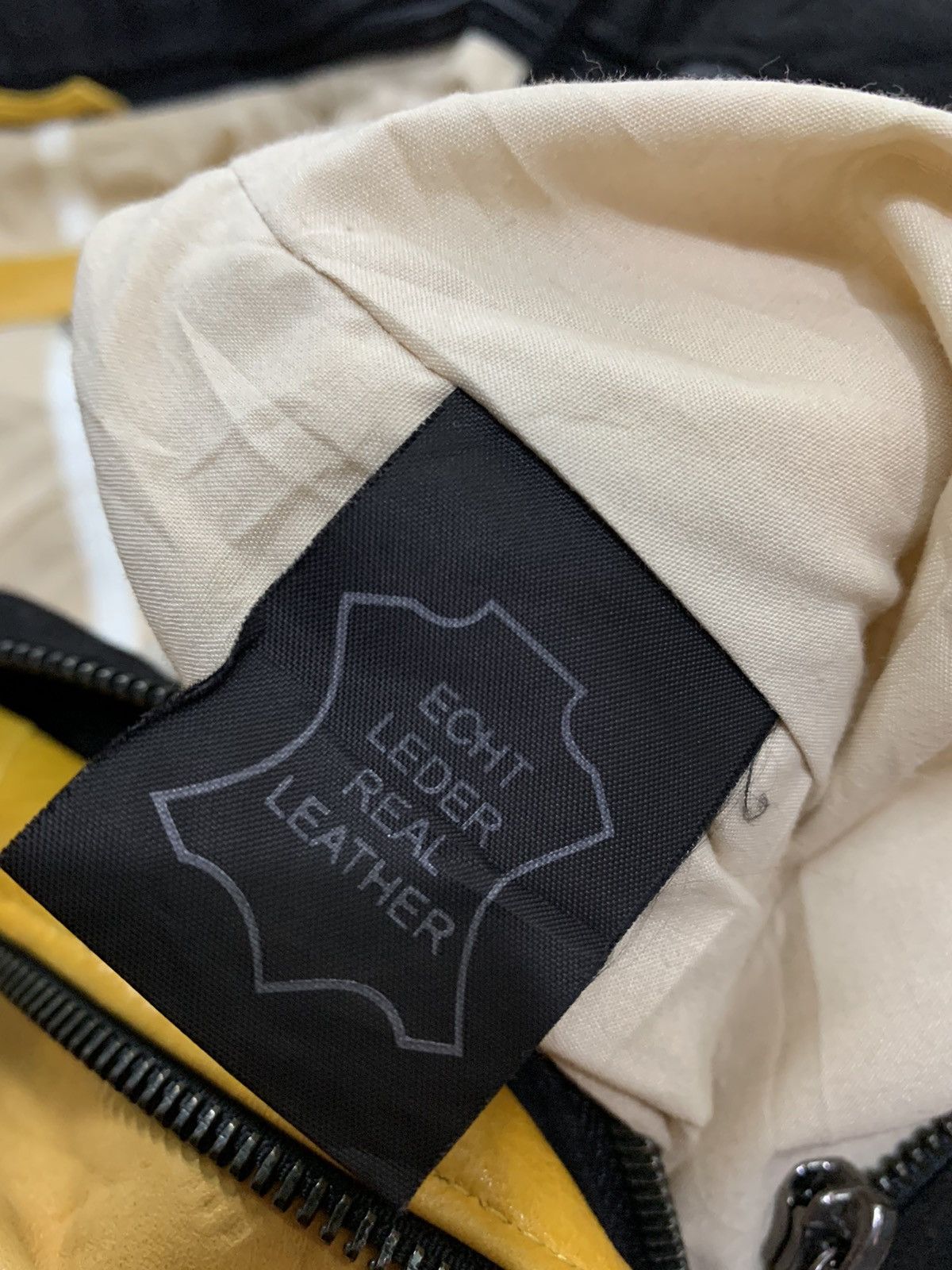 Genuine Leather 🔥RARE YELLOW LEATHER PARK HOODIE JACKETS Size US XL / EU 56 / 4 - 8 Thumbnail