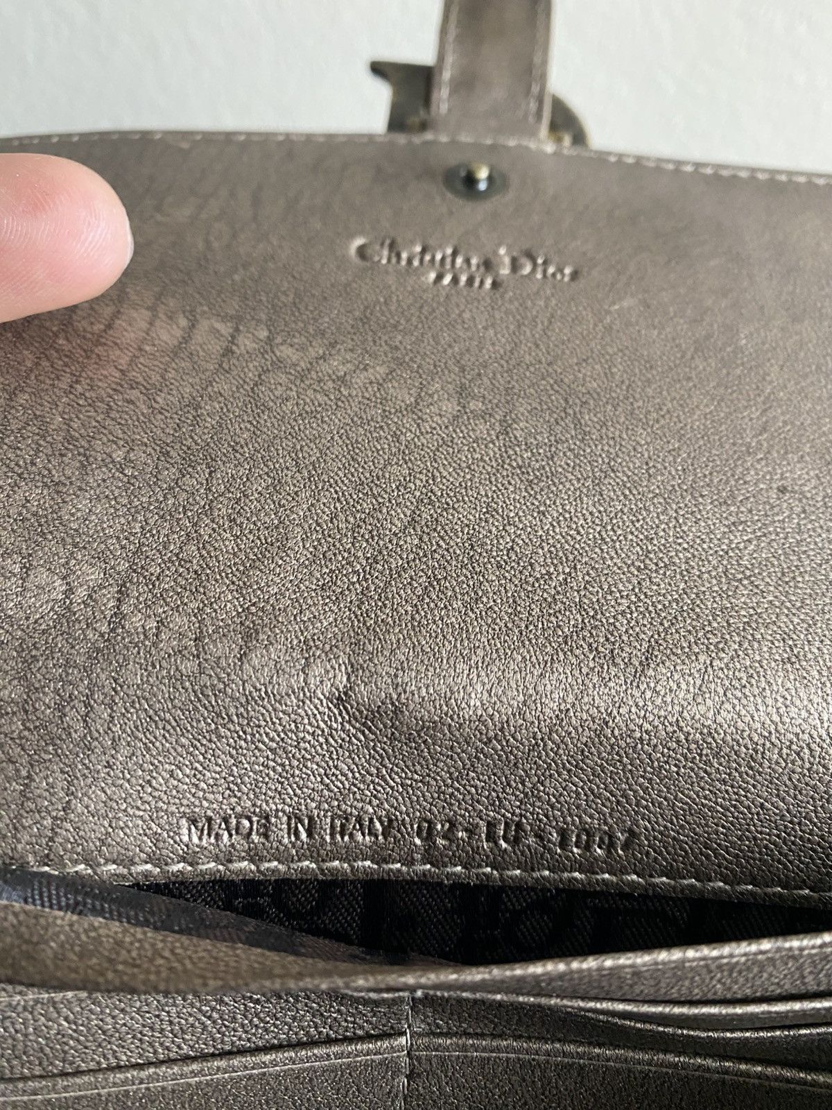 Christian Dior Monsieur Christian Dior Leather Clutch Size ONE SIZE - 13 Thumbnail