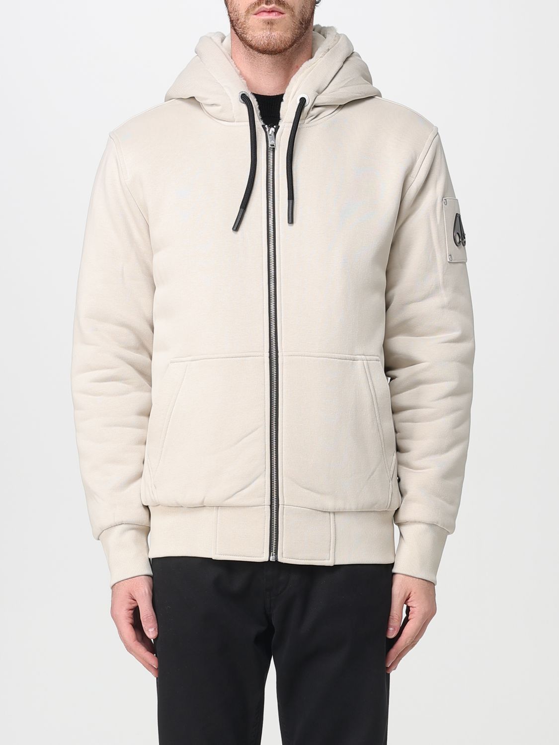 Moose Knuckles Sweatshirt Men Pearl