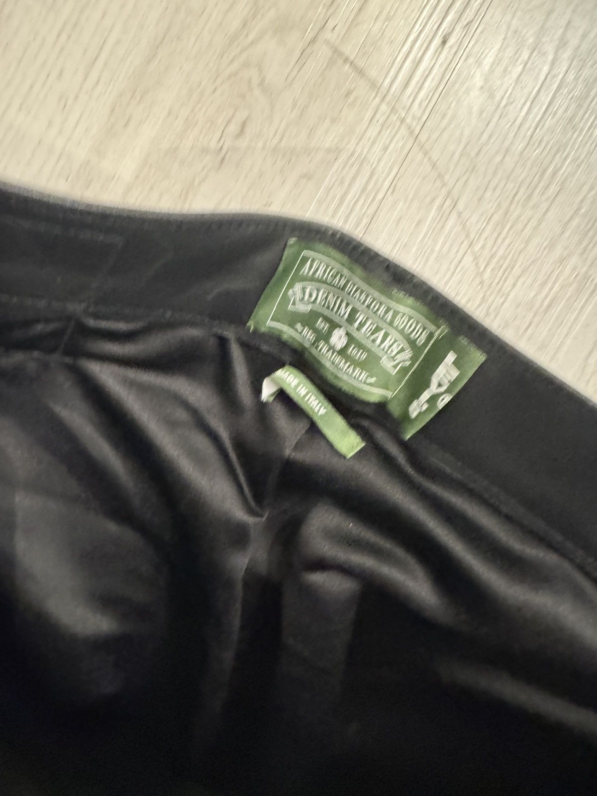 DENIM TEARS Denim Tears Leather Pants Black 32 Size US 32 / EU 48 - 3 Thumbnail