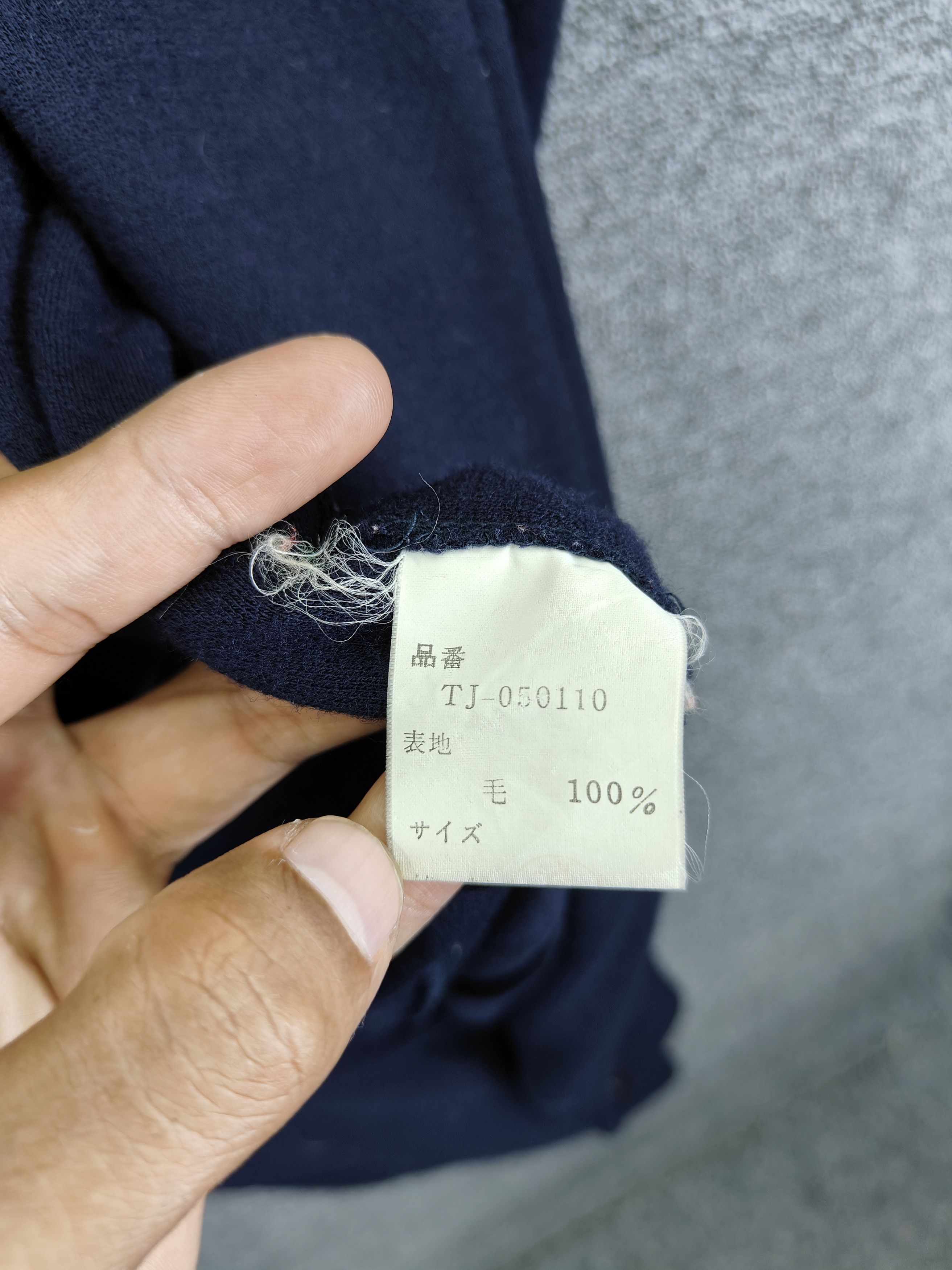 Comme des Garcons Vintage Tricot Comme Des Garcons Single Breasted Wool Blazer Size US M / EU 48-50 / 2 - 9 Thumbnail