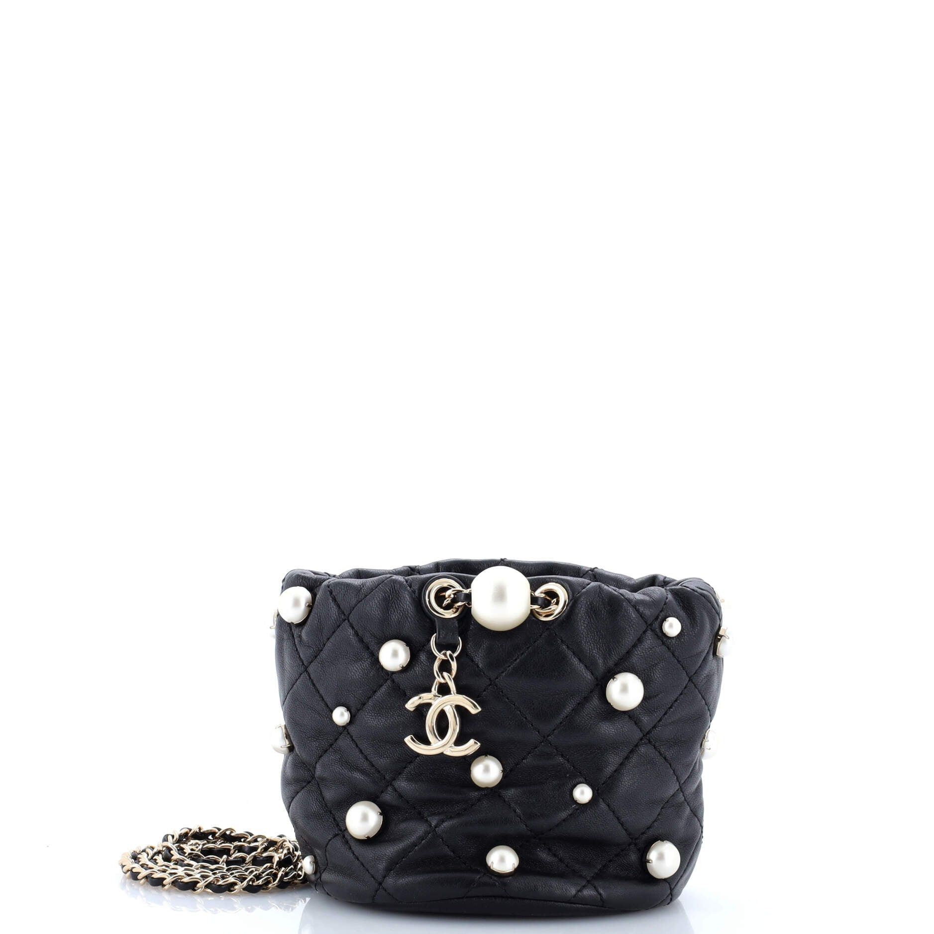 Chanel Drawstring Round Bucket Bag Size ONE SIZE - 1 Thumbnail