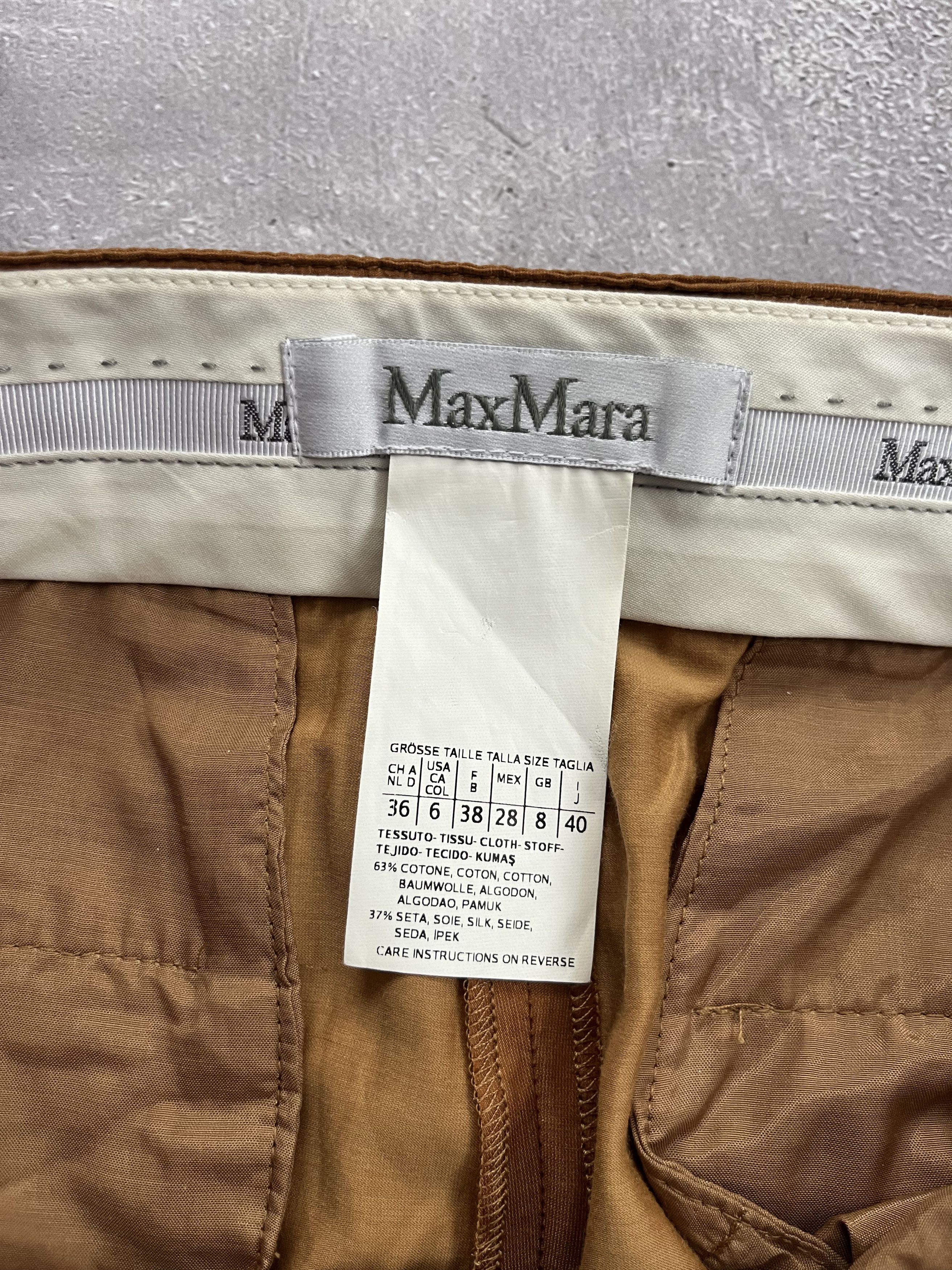 Max Mara Max Mara Silk Linen Two Piece Set V Neck Top / Pants Size S / US 4 / IT 40 - 17 Thumbnail