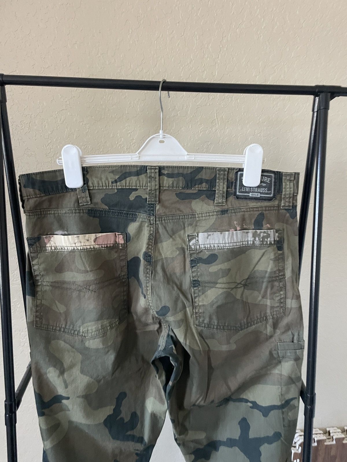 Levi's Levi’s Strauss Signature Gold camo Bleached Cargo’s Size US 38 / EU 54 - 6 Thumbnail