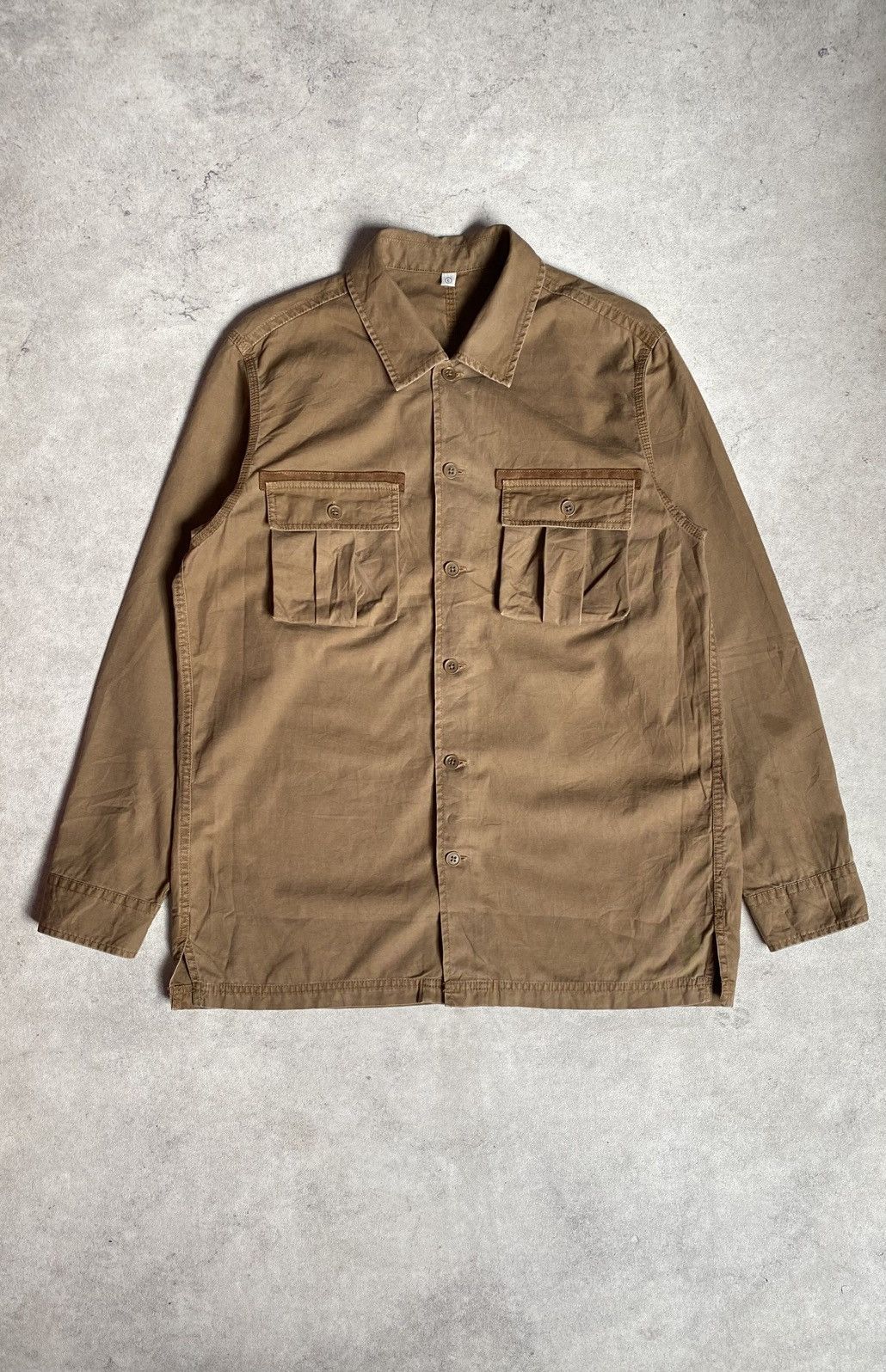 Uniqlo Vintage Uniqlo Outershirt Military Style Size US L / EU 52-54 / 3 - 1 Thumbnail