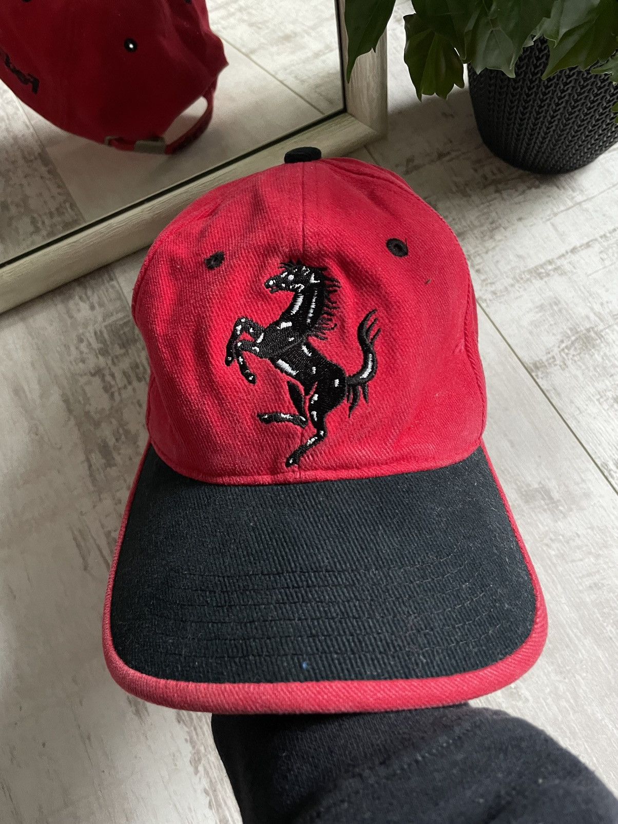Ferrari × Vintage Ferrari Vintage FedEx 90’s Racing Hat Cap Size ONE SIZE - 2 Thumbnail