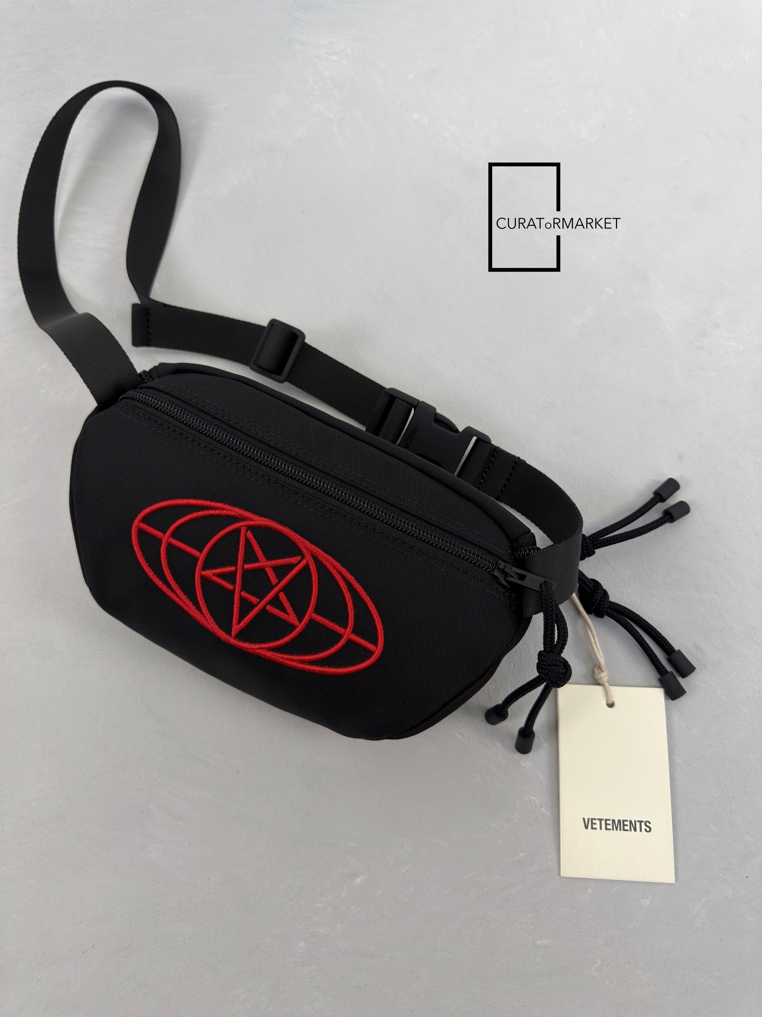 Vetements GRAIL RARE Embroidered Restricted Logo Fanny Belt Bag FW21 Size ONE SIZE - 3 Thumbnail