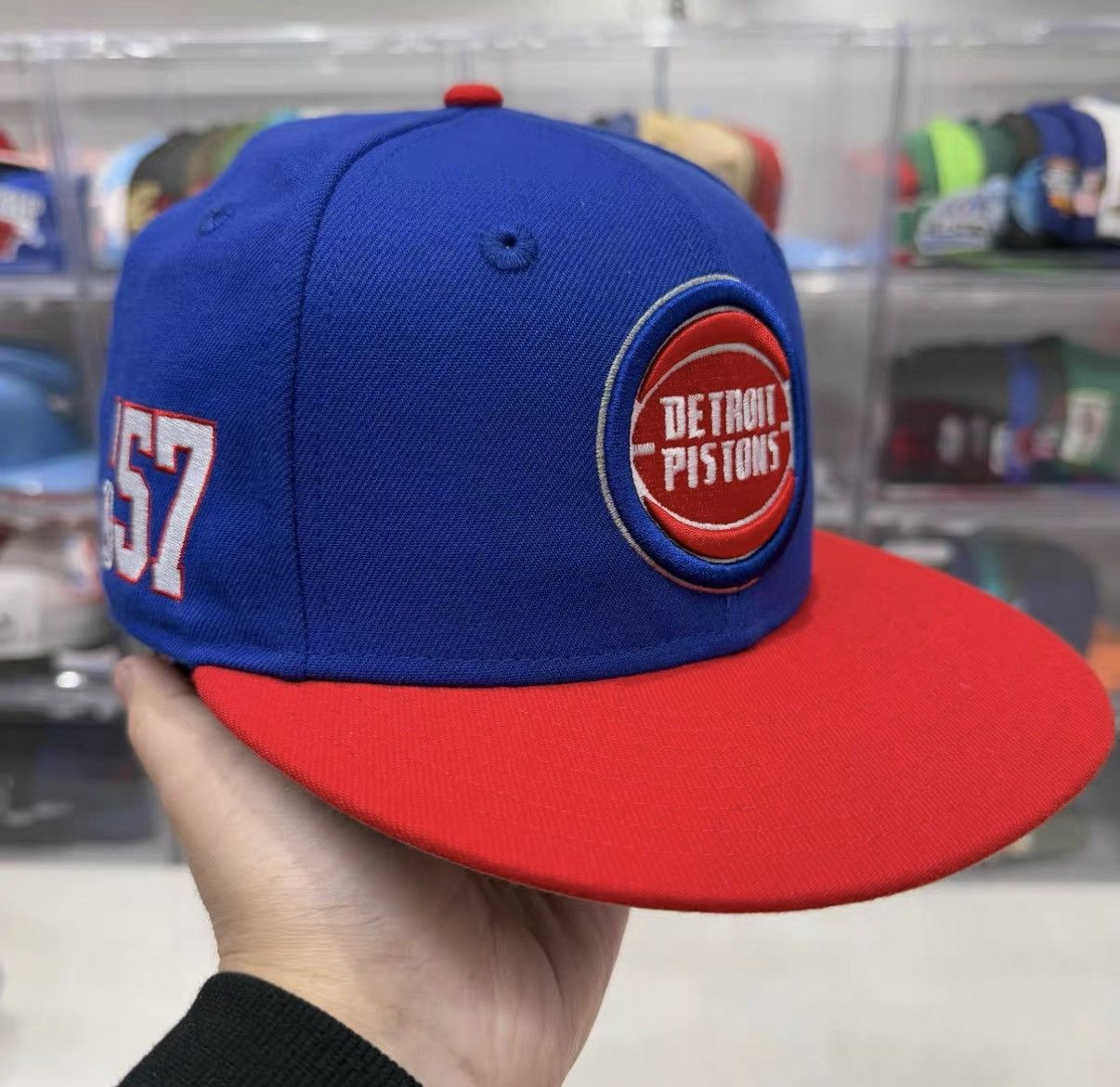 New Era New Era NBA Detroit Pistons 1957 Relocation Baseball Cap J32 Size ONE SIZE - 1 Thumbnail