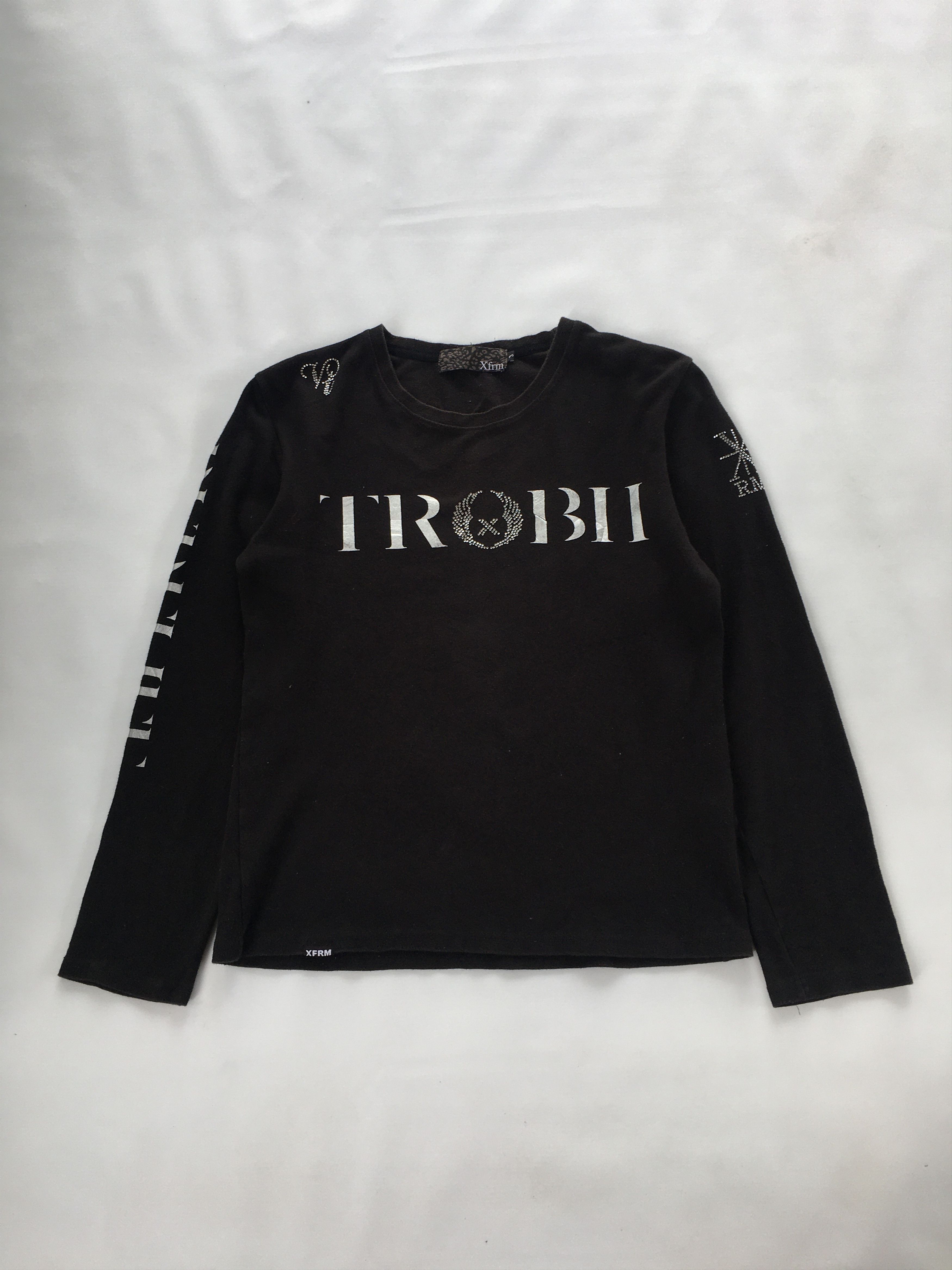 If Six Was Nine Xfrm poem rhinestone longsleeve t shirt Size US M / EU 48-50 / 2 - 2 Thumbnail