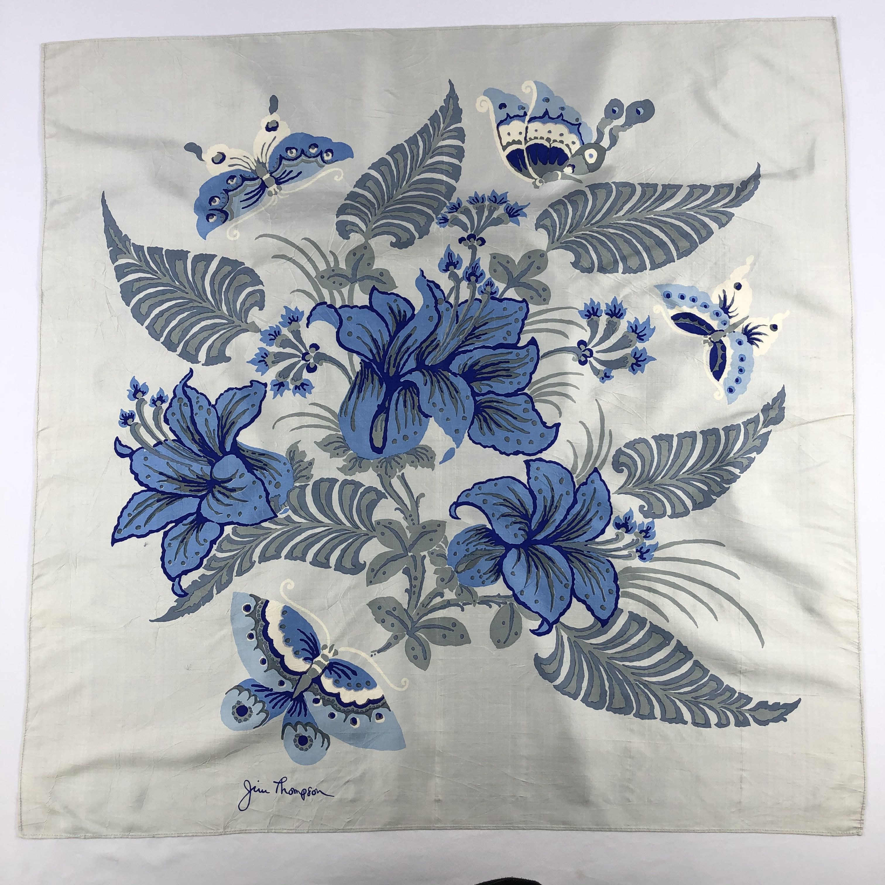 Jim Thompson Vintage Jim Thompson Silk Scarf Size ONE SIZE - 2 Thumbnail