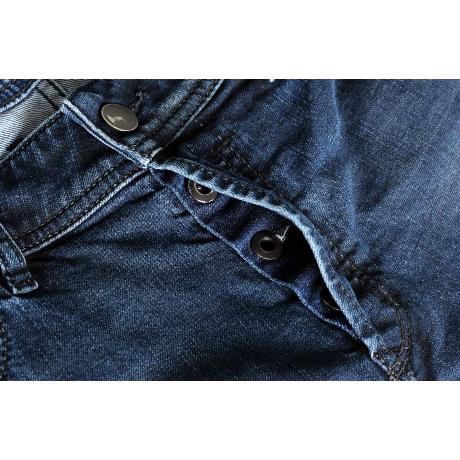 Diesel DIESEL SLEENKER 0842Q STRETCH Faded Slim Skinny Jeans Men 31/30 Blue Denim 5-Pocket DZ2837 Mens Jeans Size US 31 - 7 Thumbnail