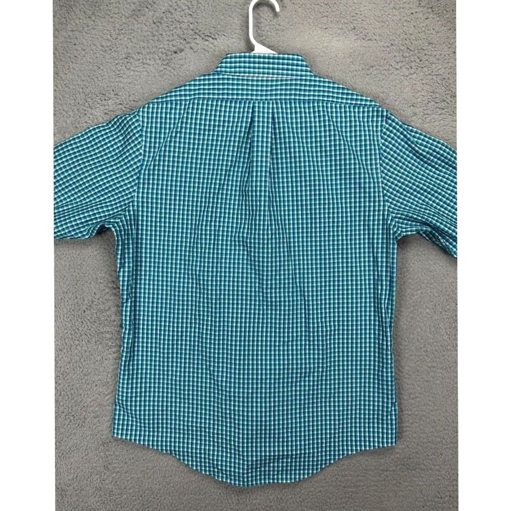 Brooks Brothers Brooks Brothers Shirt Mens Large Green Plaid 1818 Regent Supima Cotton Button Up Shirt Size US L / EU 52-54 / 3 - 2 Thumbnail