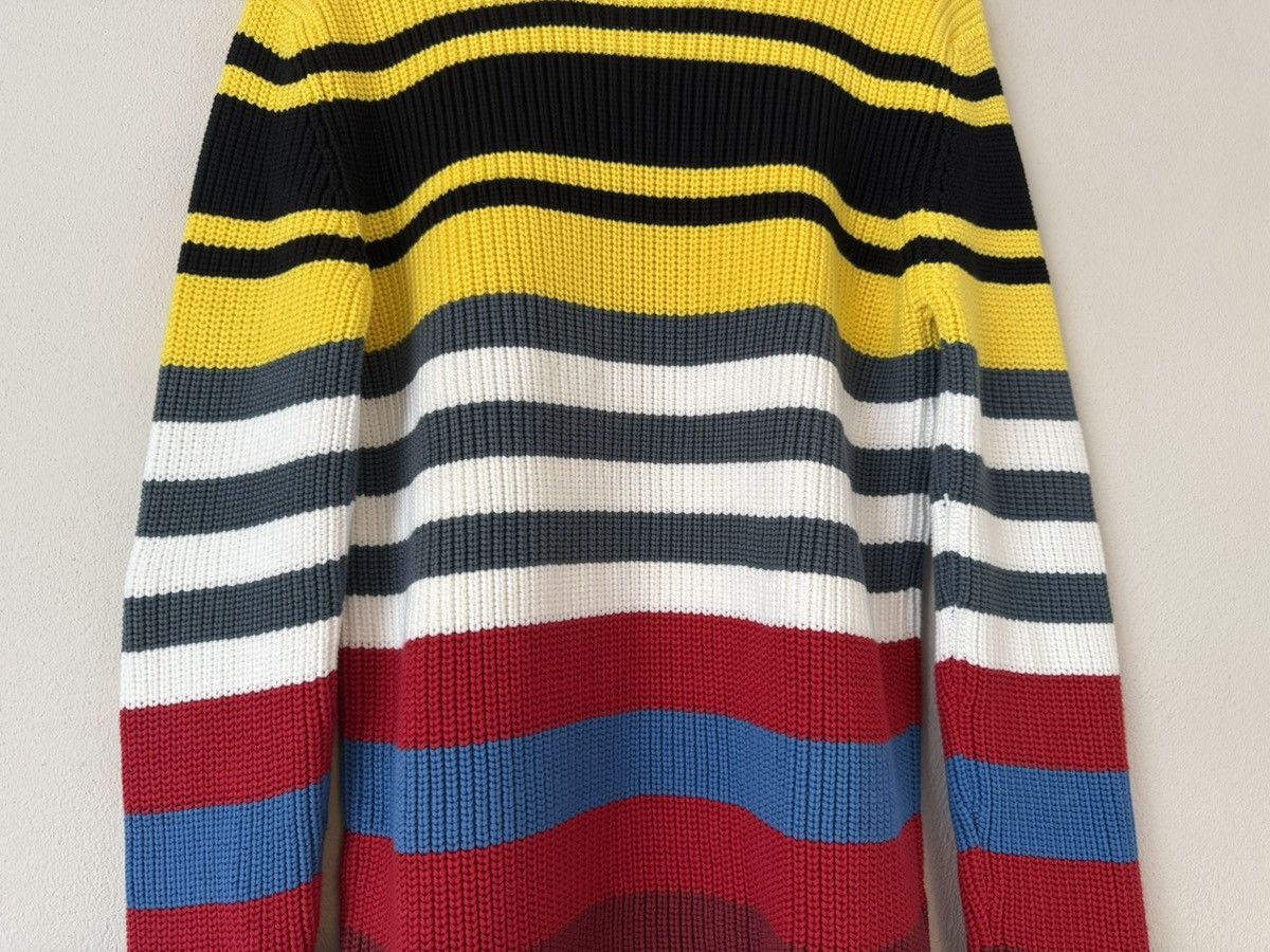 Loewe Multicolor Striped Chunky Knit Sweater Size US L / EU 52-54 / 3 - 4 Thumbnail