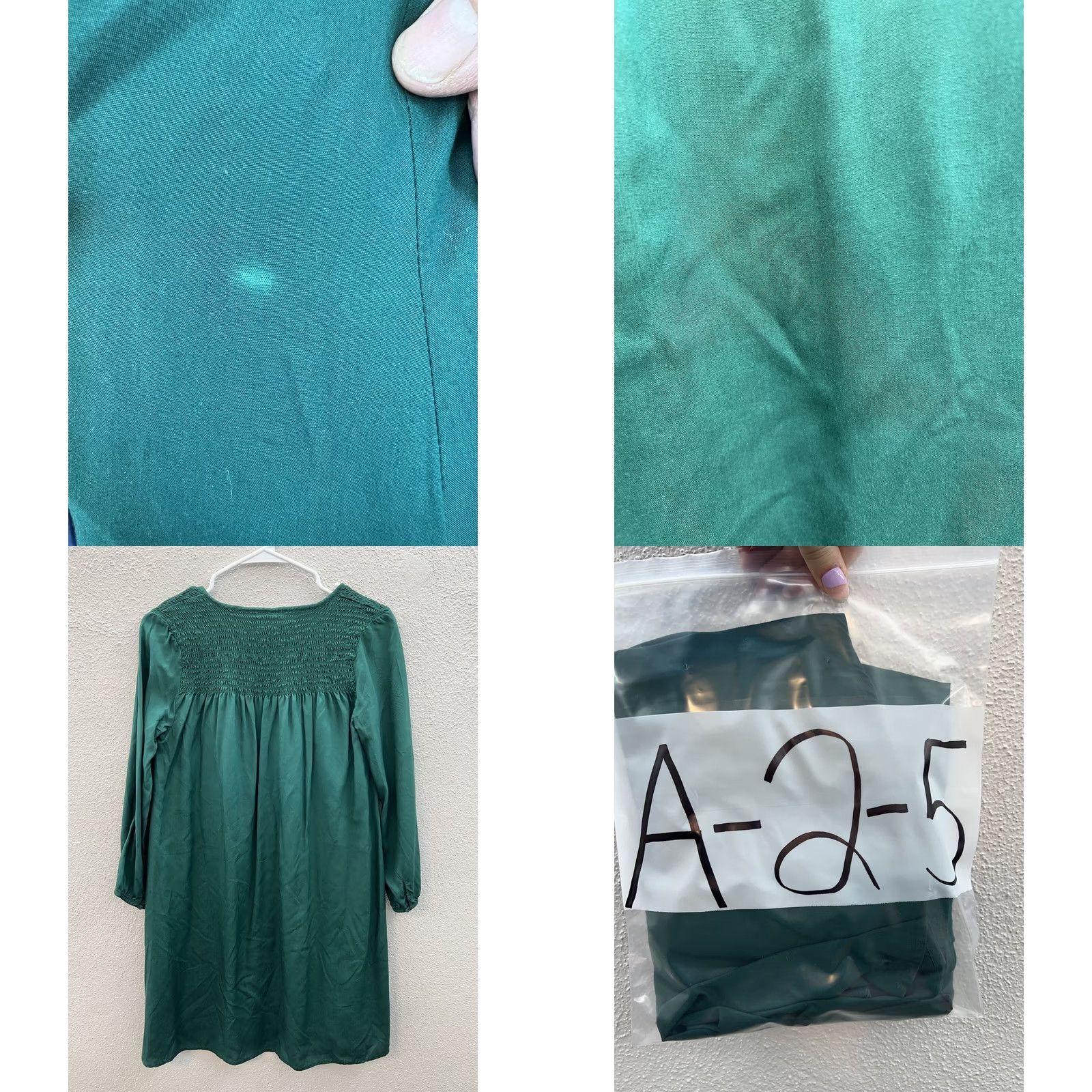 Old Navy Womens Old Navy Dress Long Sleeve V-Neck Green Small Shirt/Midi? Size S / US 4 / IT 40 - 8 Thumbnail