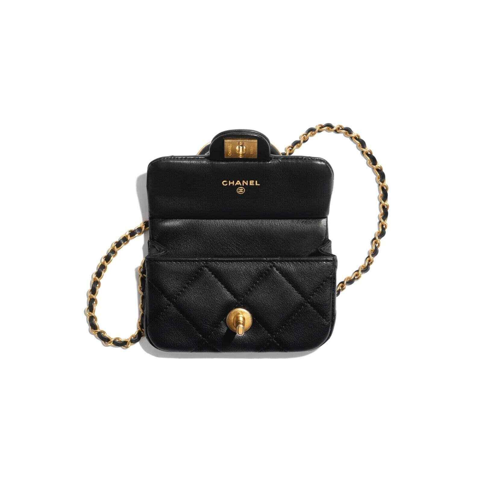 Chanel Chanel With Chain Handle Shoulder Crossbody Bag Size ONE SIZE - 11 Thumbnail