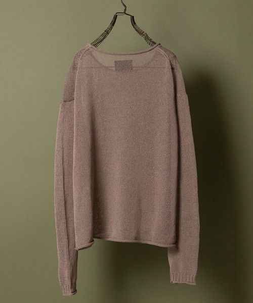 Number (N)ine PAPER YARN SEE THROUGH SUMMER KNIT PULLOVER size 3 Size US L / EU 52-54 / 3 - 2 Thumbnail
