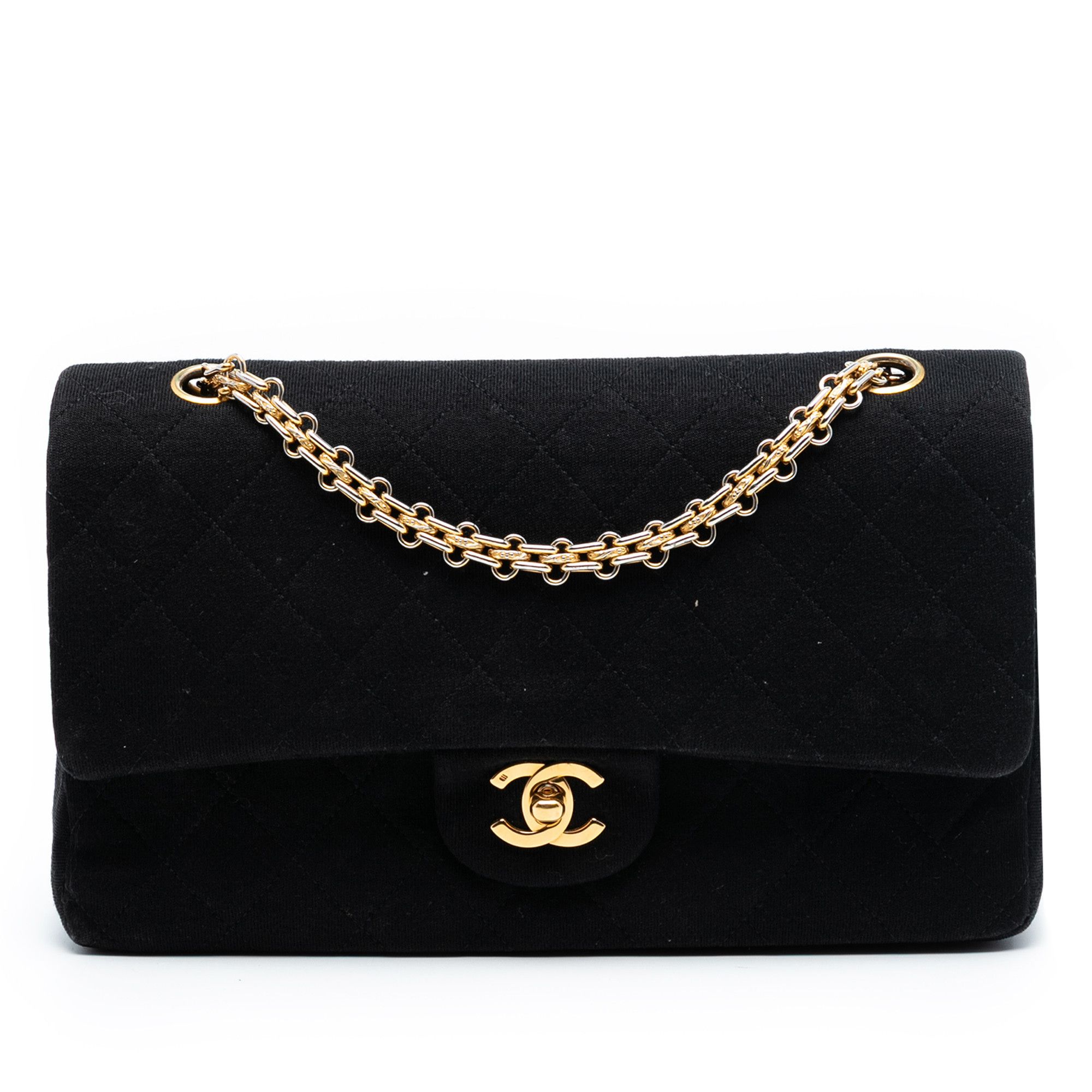 Chanel Chanel Medium Classic Jersey Bijoux Chain Double Flap Size ONE SIZE - 1 Thumbnail