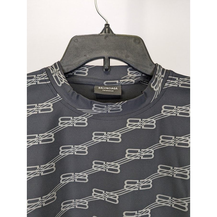 Balenciaga o1rshd1 Swimwear SW Swim T-Shirt in Black/White Size US M / EU 48-50 / 2 - 5 Thumbnail