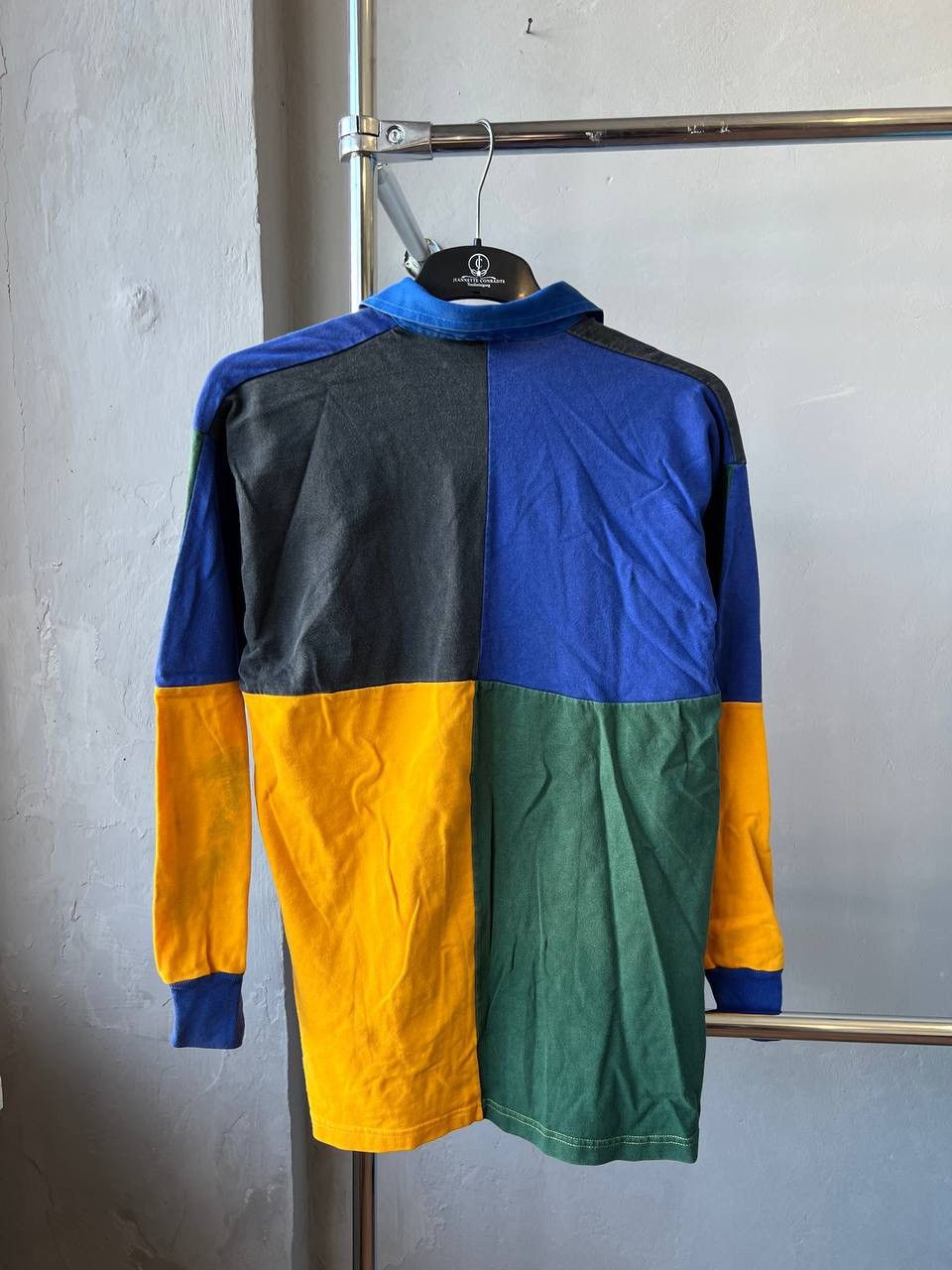 Vintage 1980 REST OF THE WORLD COTTON TRADERS RUGBY SHIRT JERSEY M Size US M / EU 48-50 / 2 - 10 Thumbnail