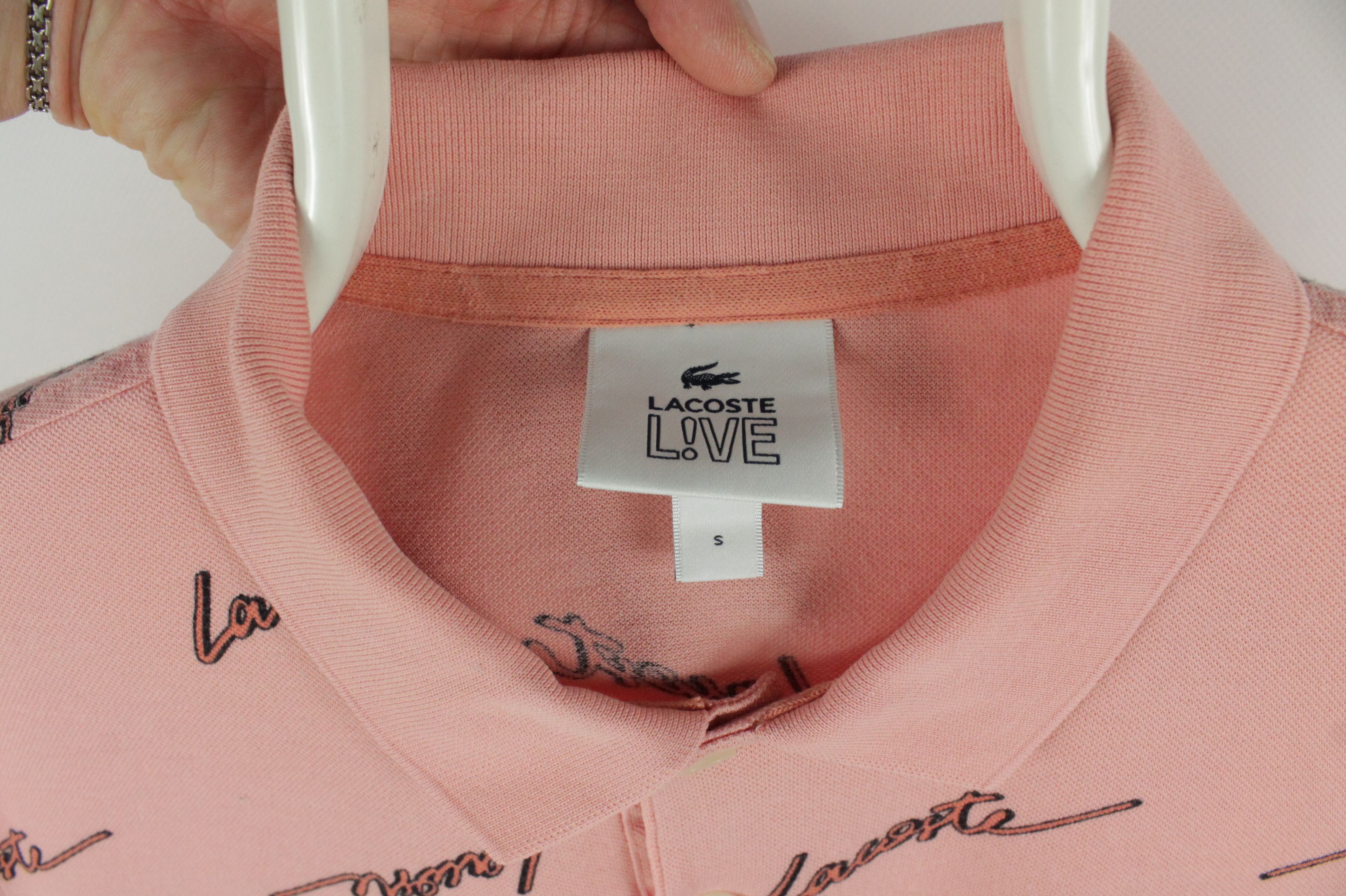 Lacoste Lacoste L!VE Standard Fit Print Cotton Piqué Polo Men's Size US S / EU 44-46 / 1 - 3 Thumbnail