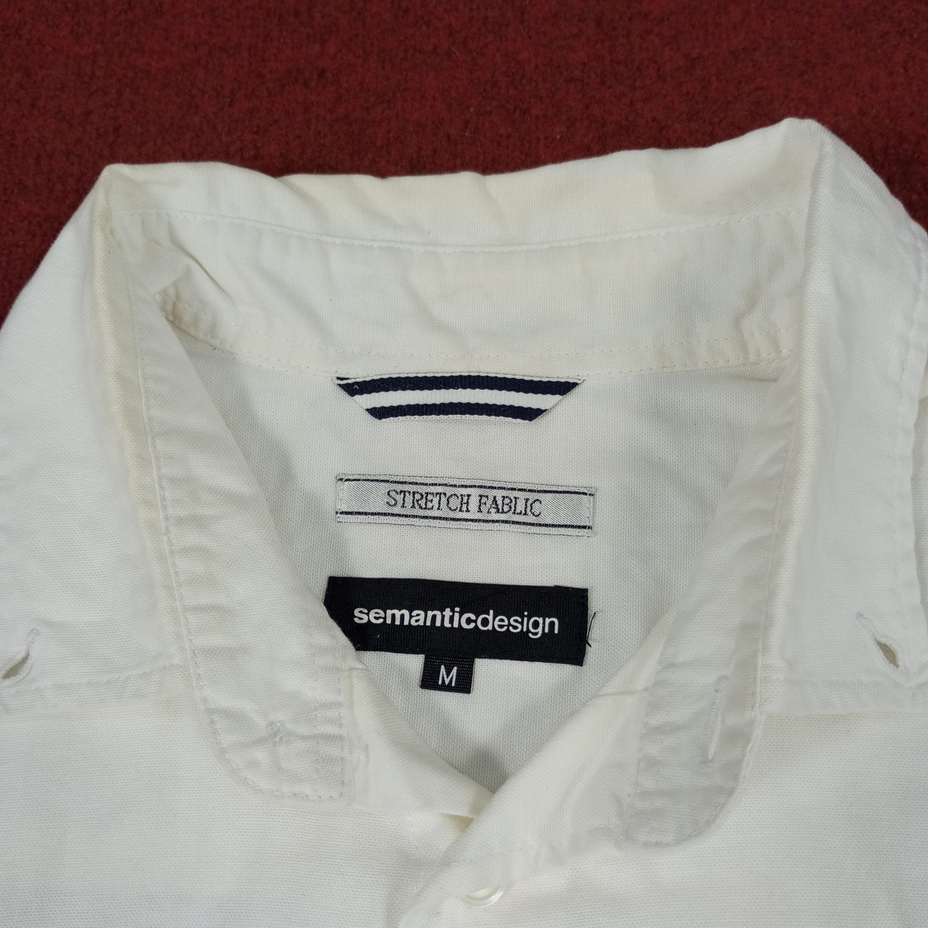 Vintage × semanticdesign Sematic Design Nice Design Casual Style Shirt Size US M / EU 48-50 / 2 - 4 Thumbnail