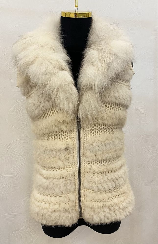 Yves Saint Laurent Yves Saint Laurent Wool Fur Vest Size S / US 4 / IT 40 - 1 Thumbnail