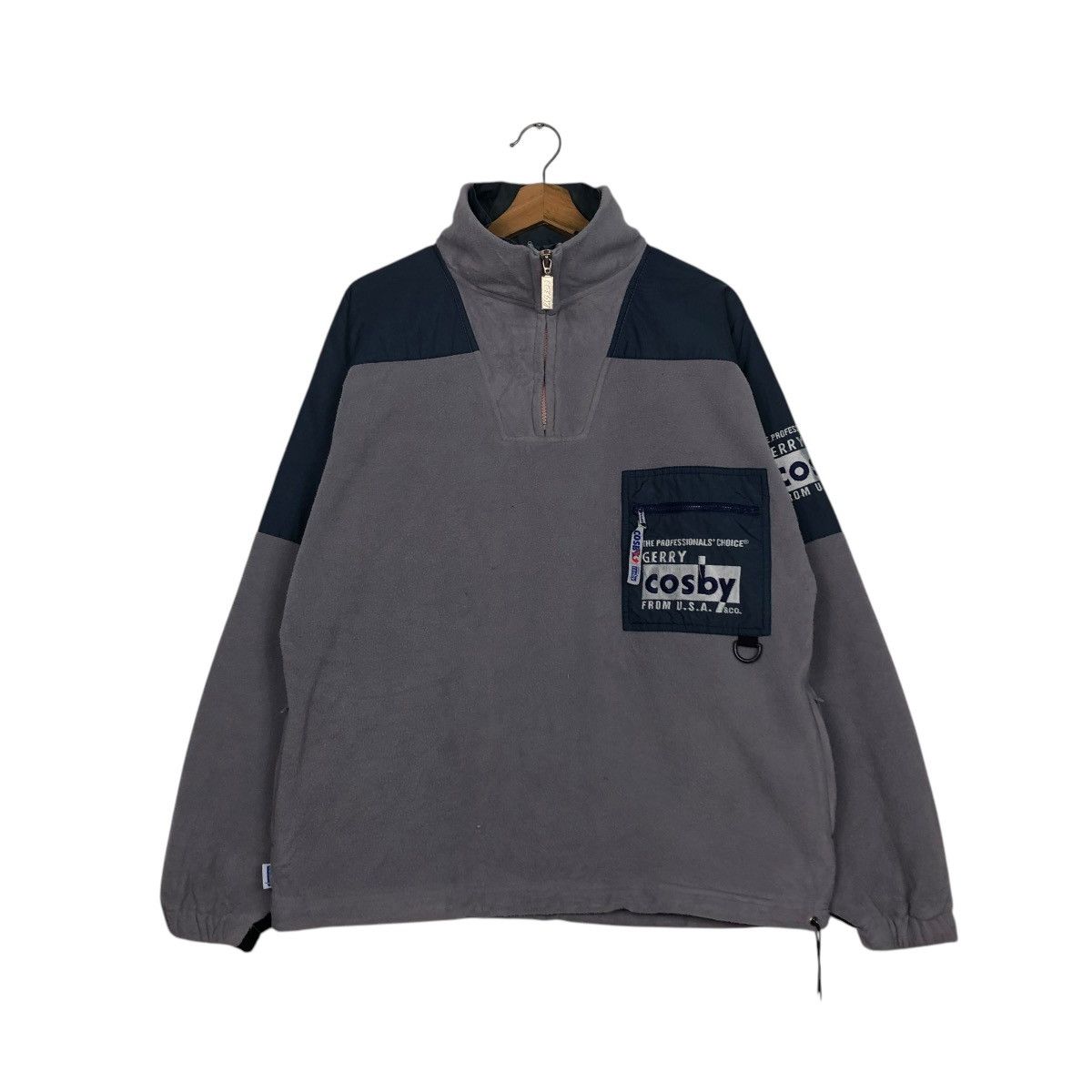 Japanese Brand 🔥VINTAGE ANORAK FLEECE HALF ZIPPER GERRY COSBY Size US L / EU 52-54 / 3 - 3 Thumbnail