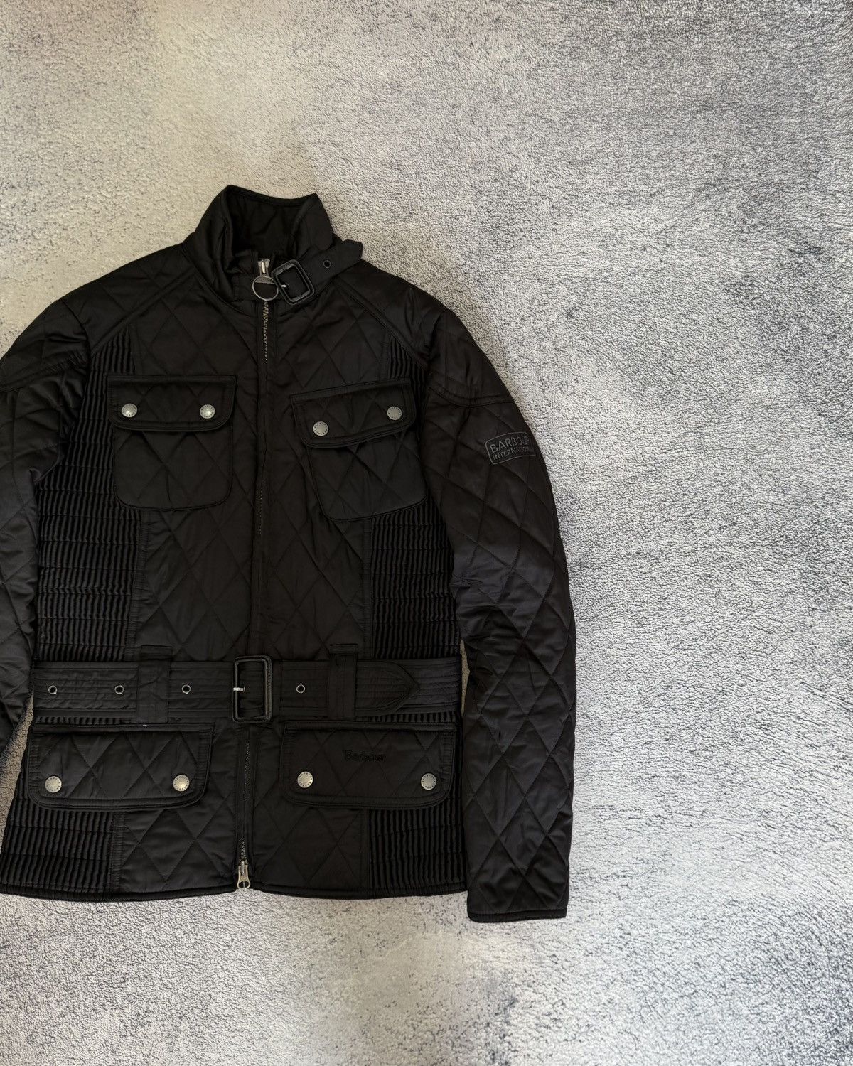 Barbour Barbour International Matt Rib Biker Jacket Quilted WomenUS6 Size M / US 6-8 / IT 42-44 - 10 Thumbnail