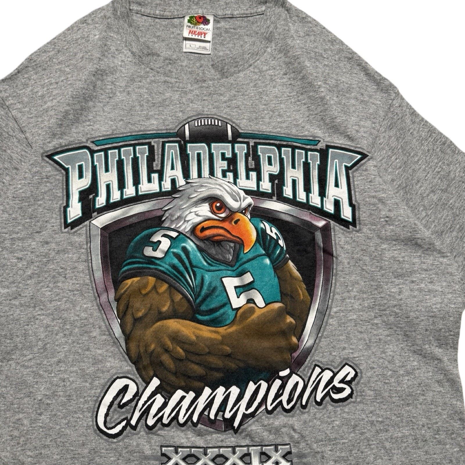 Champion Y2K Philadelphia Eagles Superbowl T Shirt Champion NFL L Size US L / EU 52-54 / 3 - 2 Thumbnail