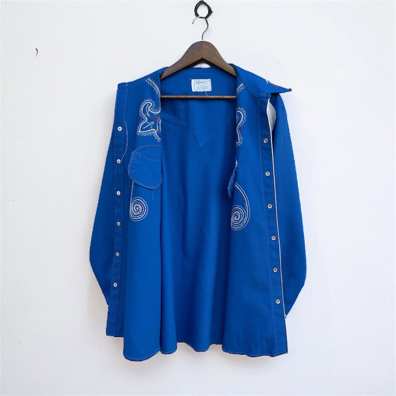 Vintage 🔥Vintage 1970's H BAR C Ranchwear Cowboy Western Shirt Size US L / EU 52-54 / 3 - 11 Thumbnail