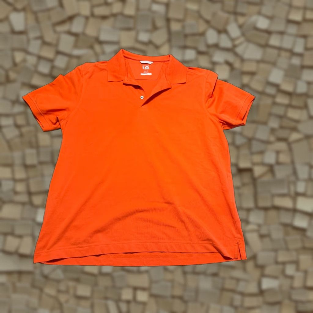 Cutter & Buck Cutter & Buck Shirt Men's Polo Shirt Size XL Orange Short Sleeve Size US XL / EU 56 / 4 - 1 Thumbnail