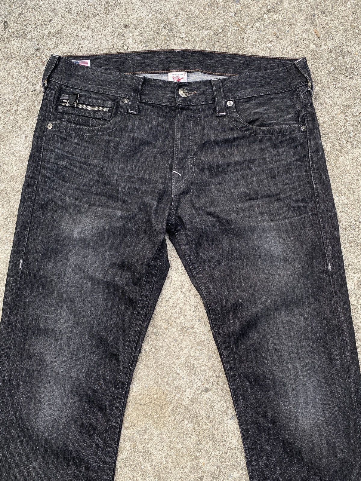 True Religion 2000s - True Religion Zipper Pocket Denim Size US 36 / EU 52 - 3 Thumbnail