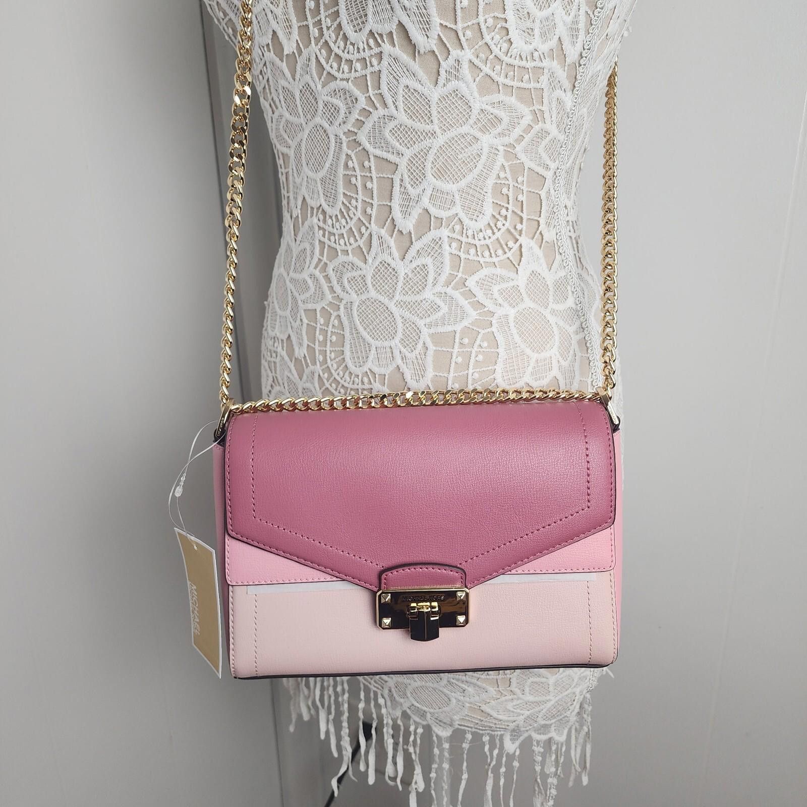 Michael Kors New Michael Kors Kinsley Medium Flap Shoulder Bag in Blossom Size ONE SIZE - 1 Thumbnail